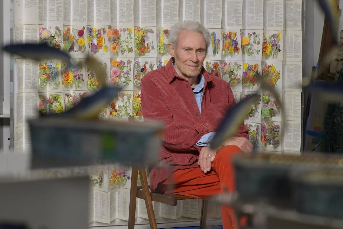 Jack Milroy in his studio St Leonards on sea 2026