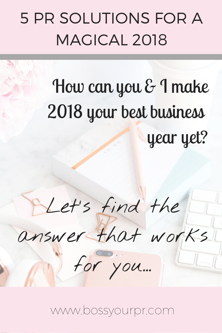 YOUR YEAR IN PR 2018