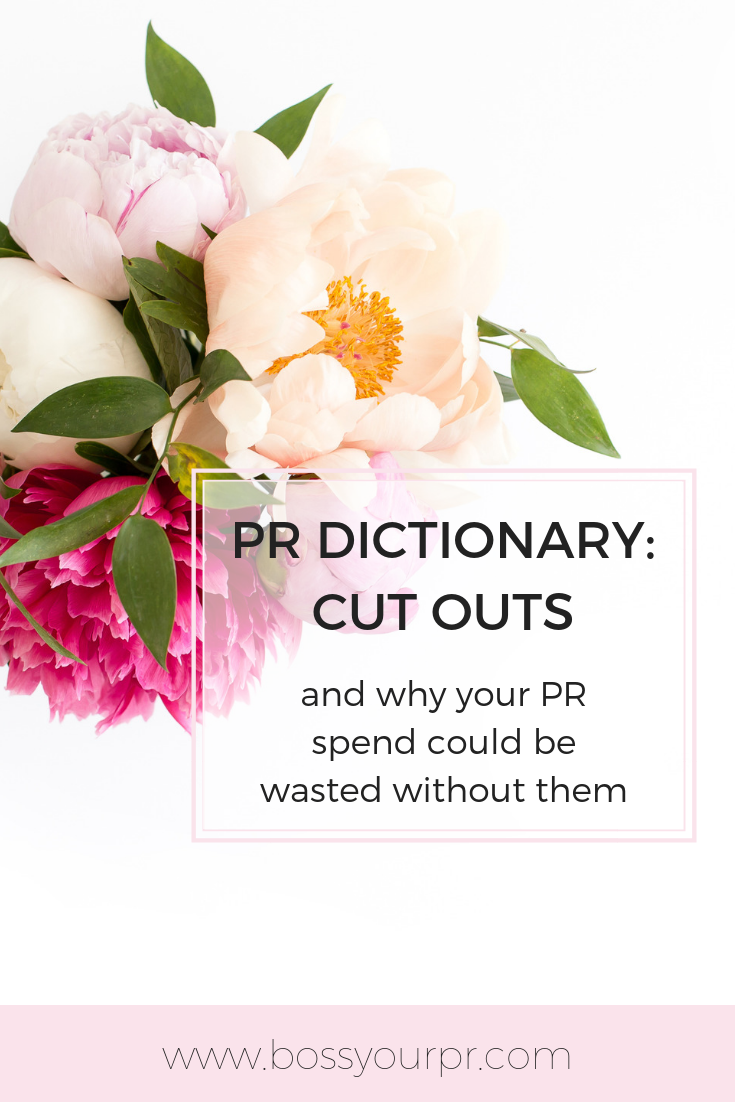 PR DICTIONARY - CUT OUTS