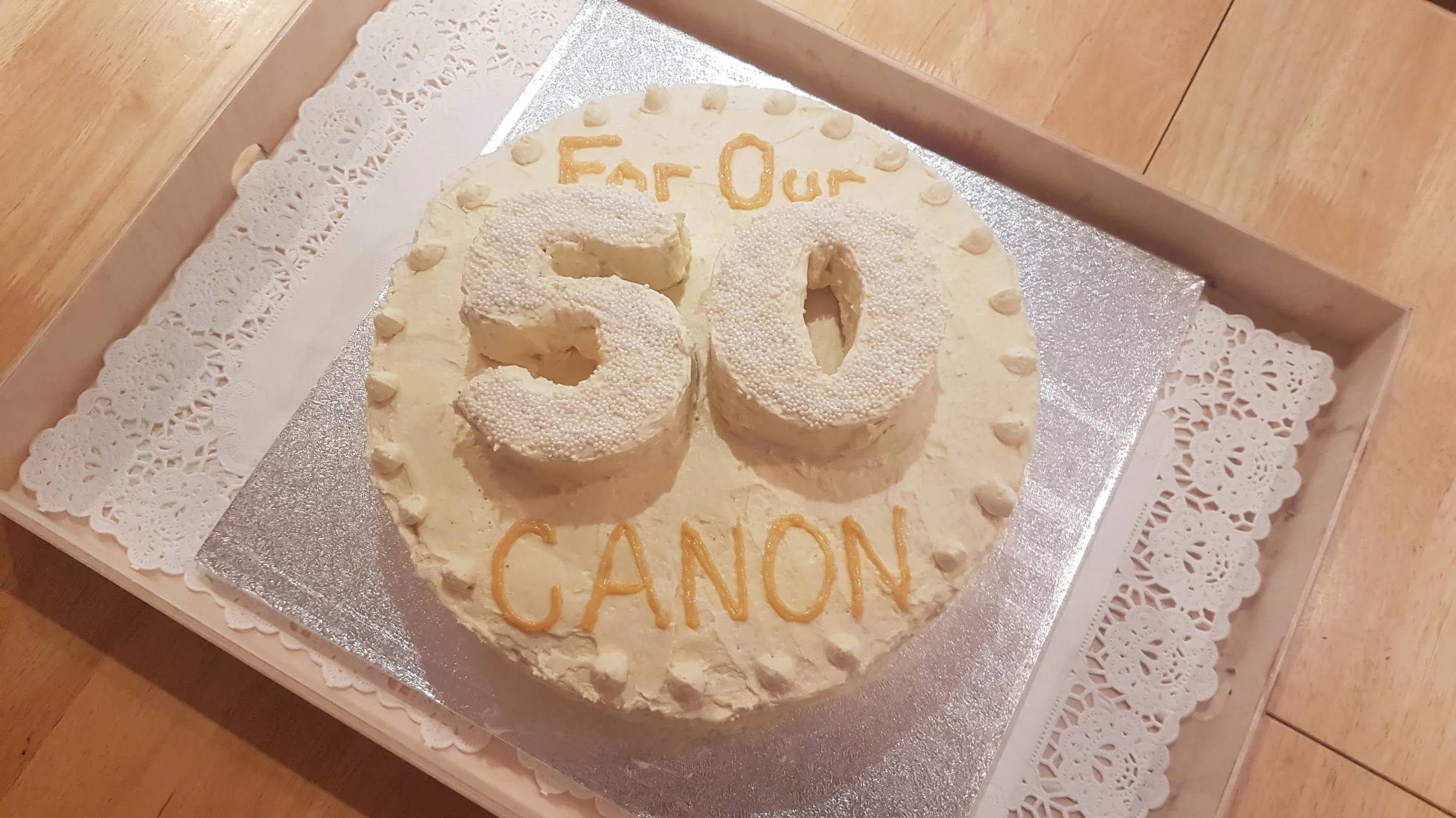 Canon's Jubilee cake.jpg