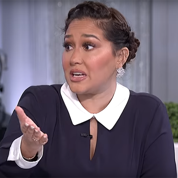 Adrienne Bailon applauds Jeff Bezos and MacKenzie Bezos for splitting up since the marriage wasn’t working, freeing the unhappy husband to move forward with another woman if he so pleases (Credit: The Real/EEW Magazine/ Screen Capture)