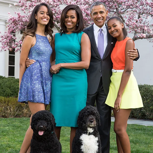 Obama shares a throwback family photo on Twitter as part of his 2019 Easter greeting where he omits Jesus Christ (Credit: Barack Obama Twitter)