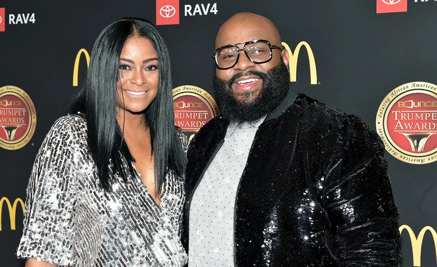 April Daniels and LaShawn Daniels attend the 2019 Bounce Trumpet Awards on January 19, 2019 in Atlanta, Georgia (Credit: Getty)