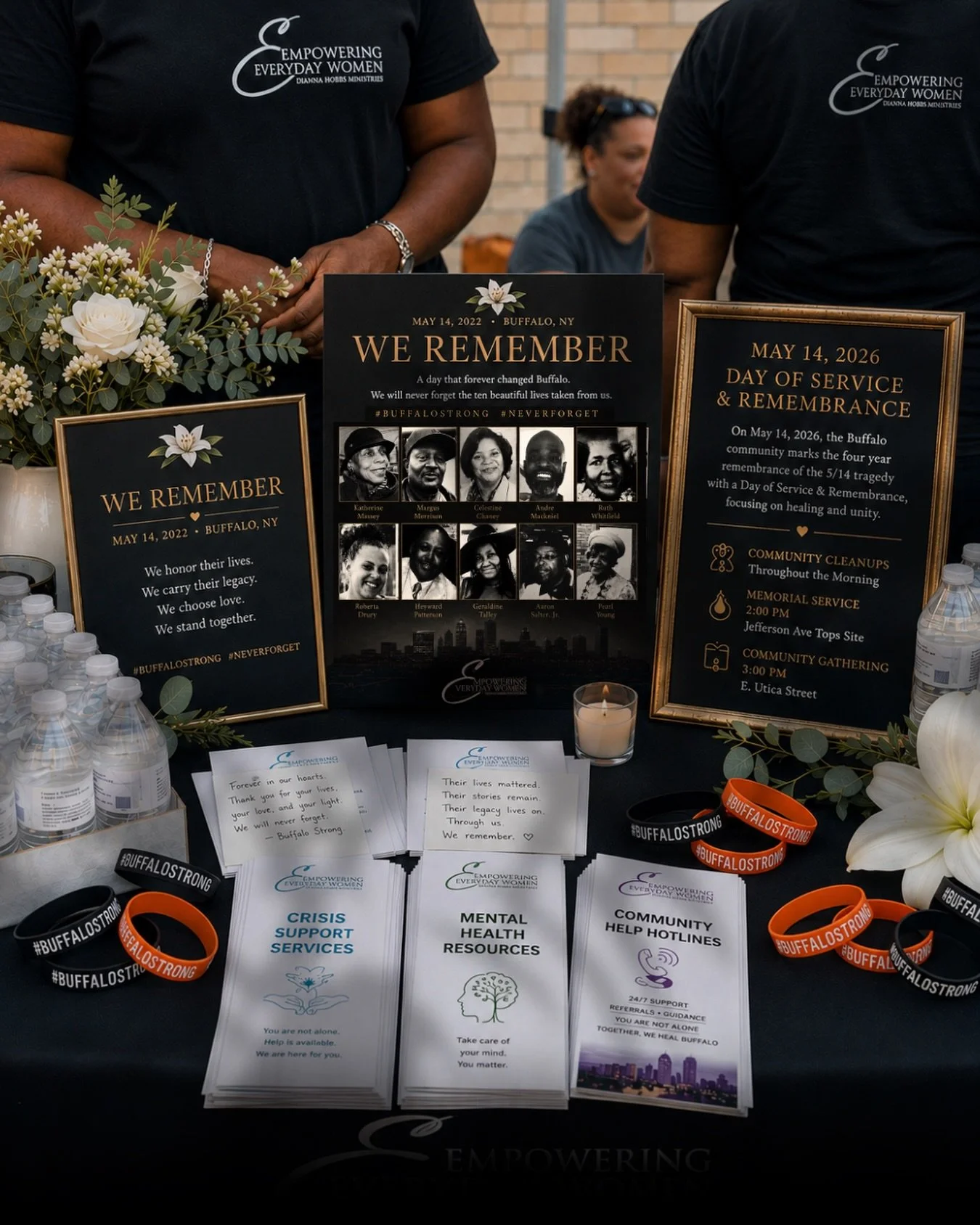 Four years later, Buffalo still remembers.

On May 14, 2022, ten innocent lives were taken in a racist act of violence at the Tops supermarket on Jefferson Avenue. 

Their names, their stories, and the impact they made on this community will never be