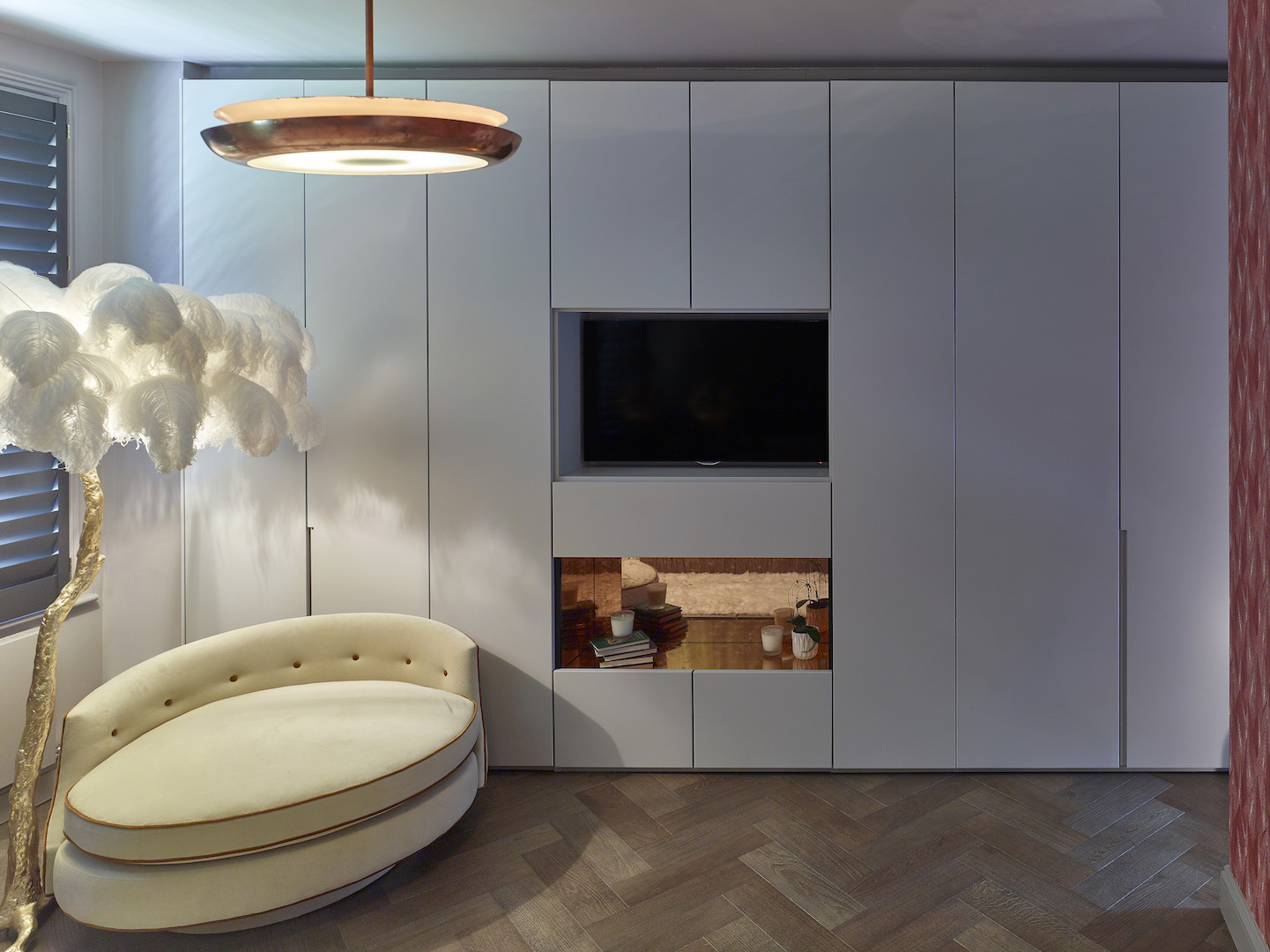 full renovation townhouse in Hampstead including Boffi kitchen and bespoke staircase by minimalist London architect practice Thompson + Baroni architects 