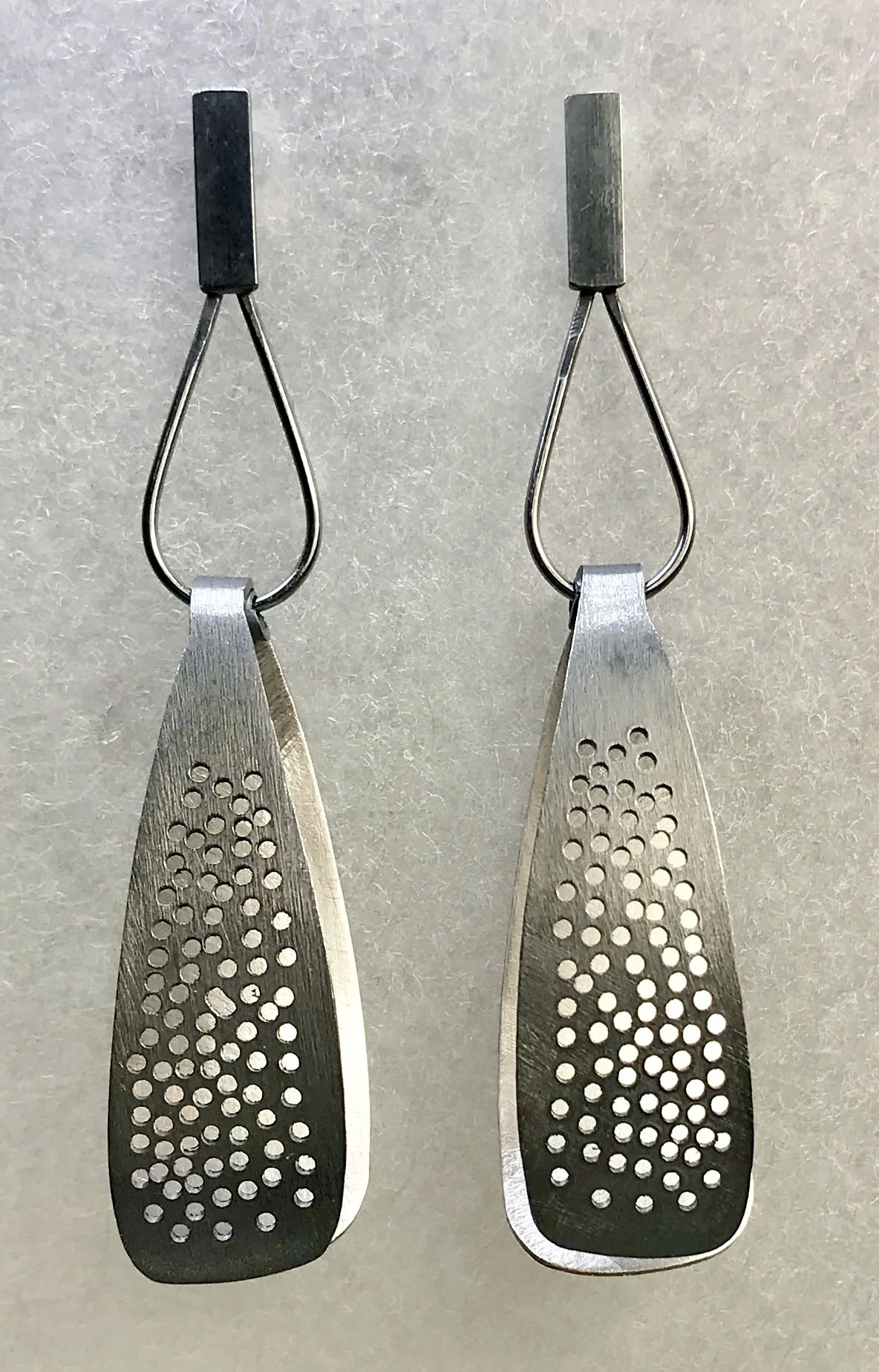 Modern Leaf Remnant. Oxidized Sterling. 2.5” x .5”. $125 .jpg