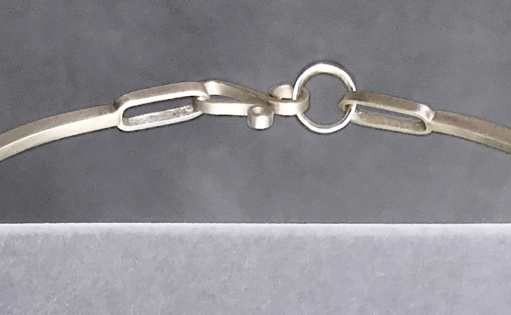 Square and Oval Neck Wire. Sterling. 16” Length. $125 .jpg