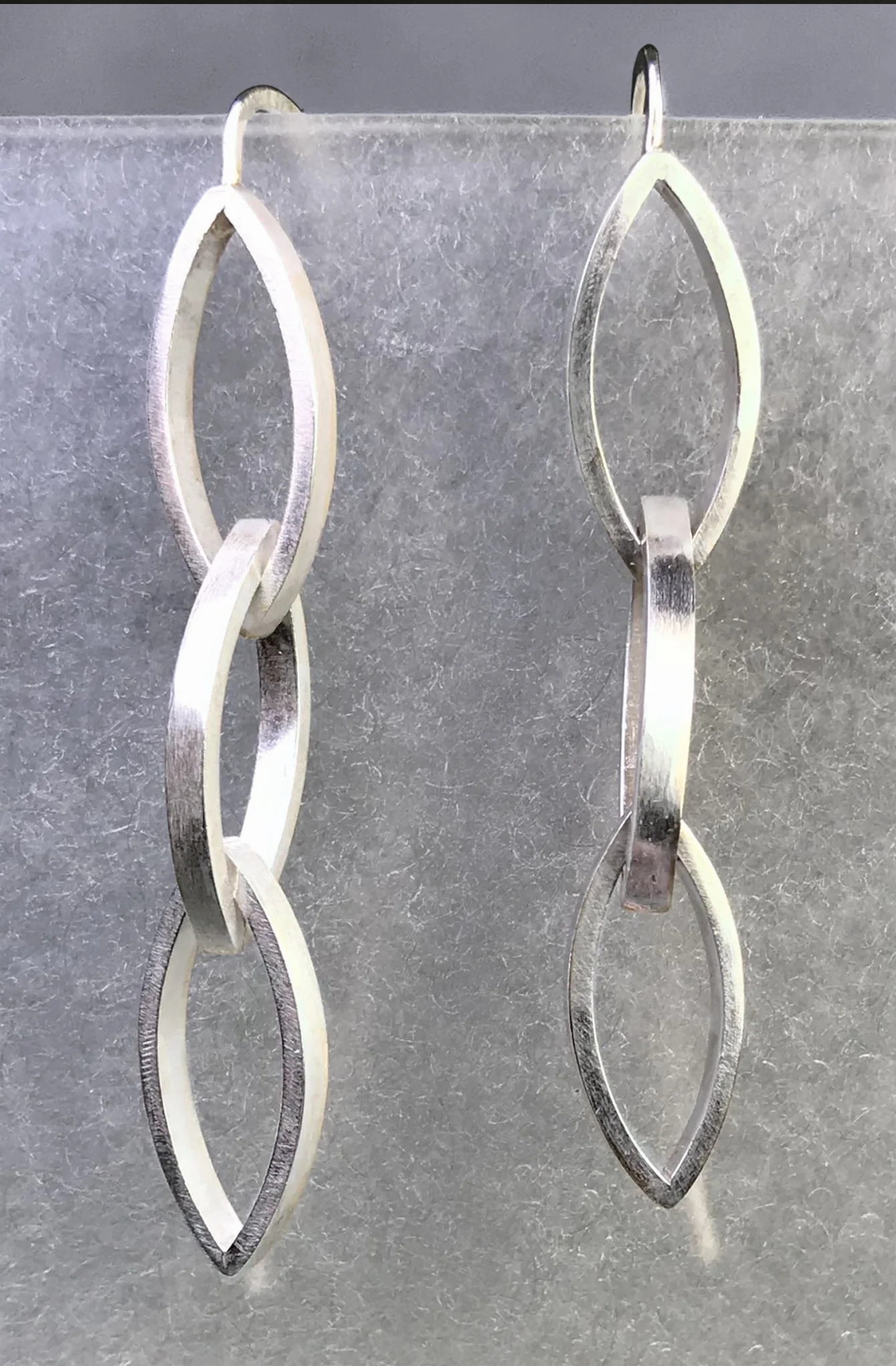 Eye Chain Dangles. Sterling. 2” x .5”. $135 .jpg