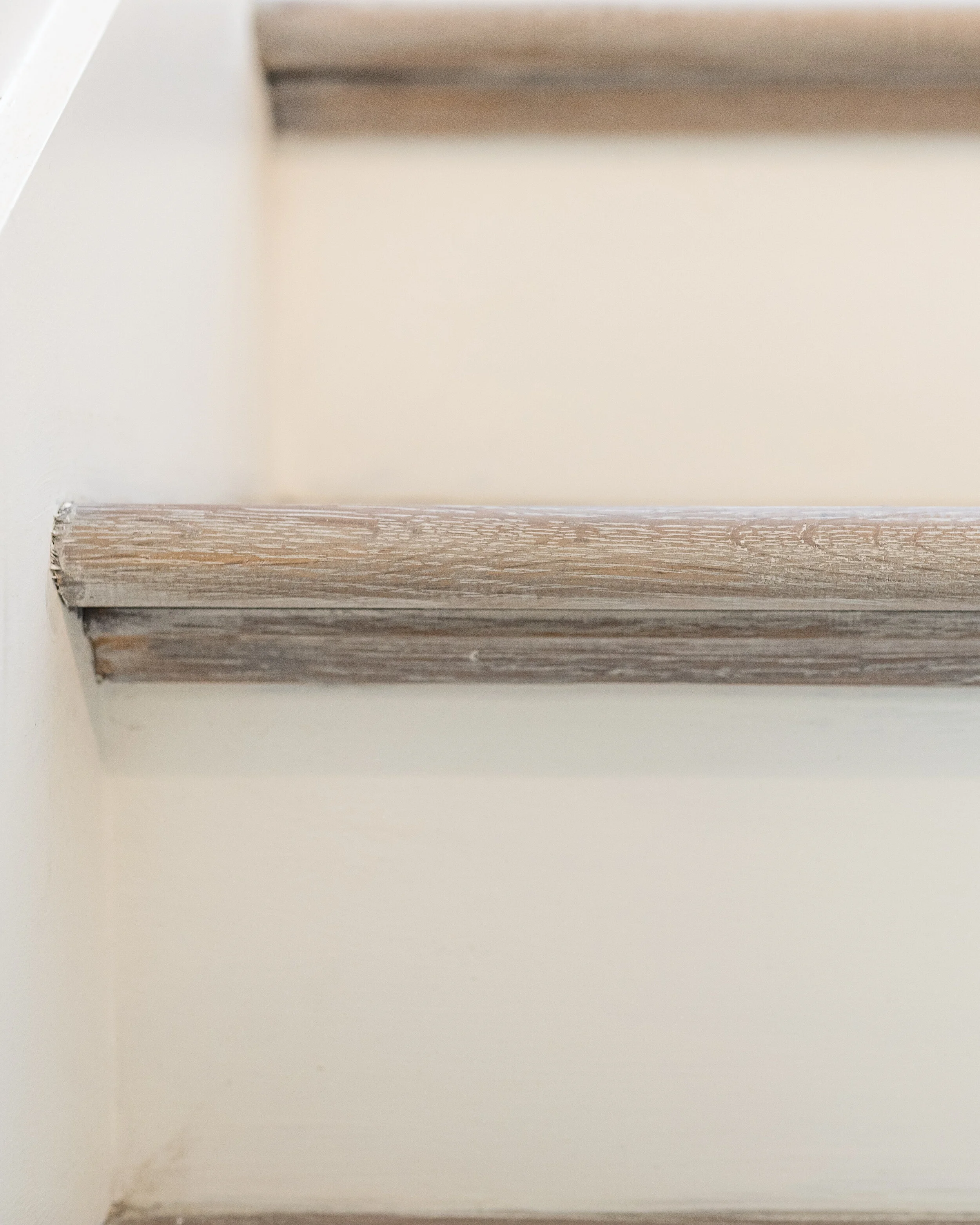 custom stained staircase