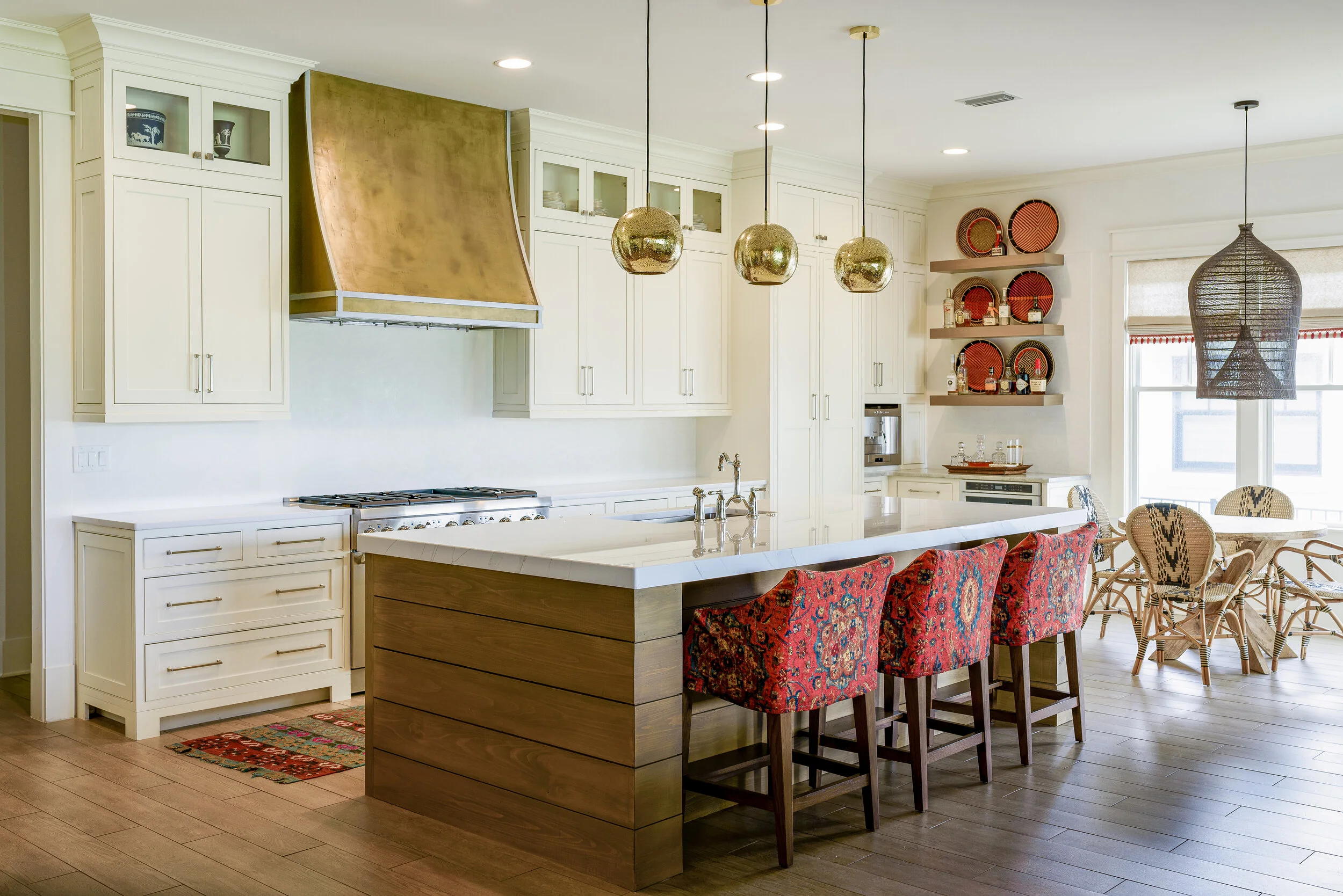 Liquid metal range hood