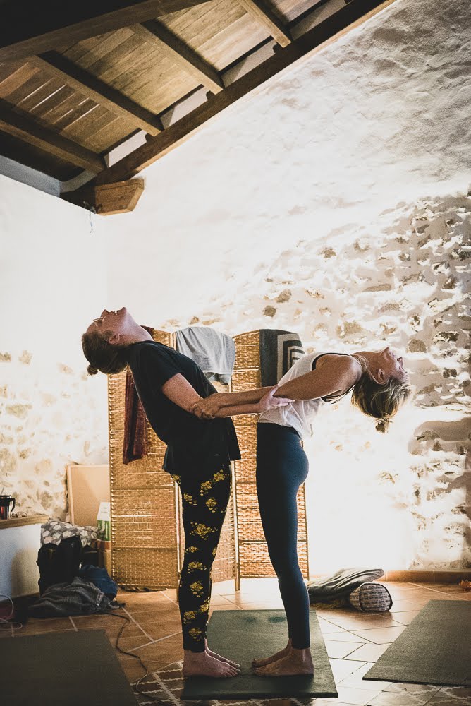 Partner yoga 200h Yin Vinyasa Teacher training course Spain Jane Bakx Yoga