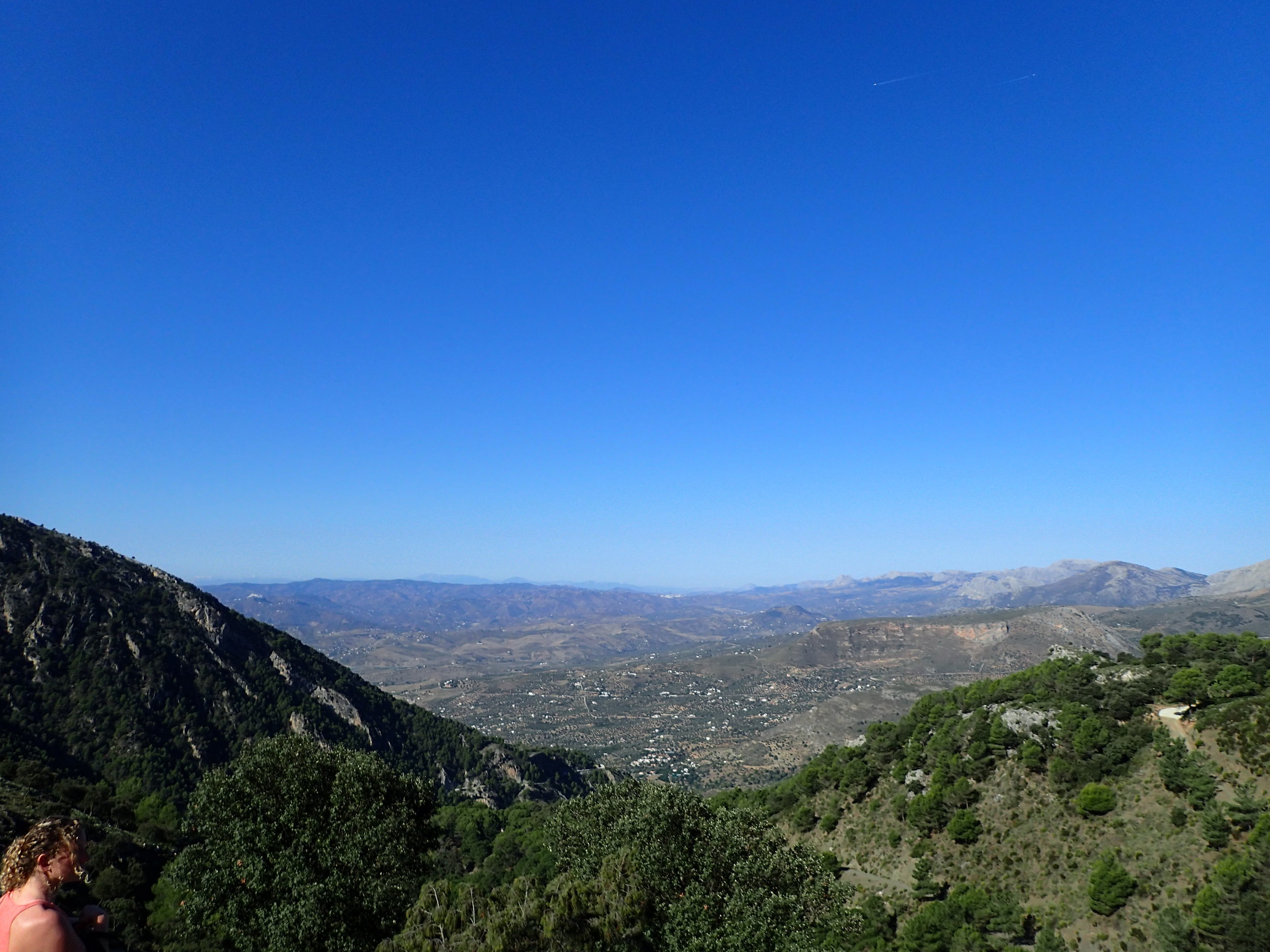 View during hike at Yin Yang Yoga retreat in the Malaga mountains in Spain with Jane Bakx Yoga 