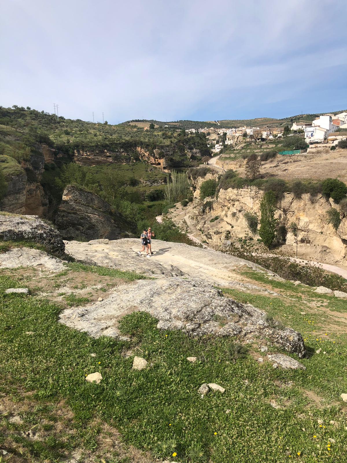 Alhama de Granada hike at Yin Yang Yoga retreat in the Malaga mountains in Spain with Jane Bakx Yoga 