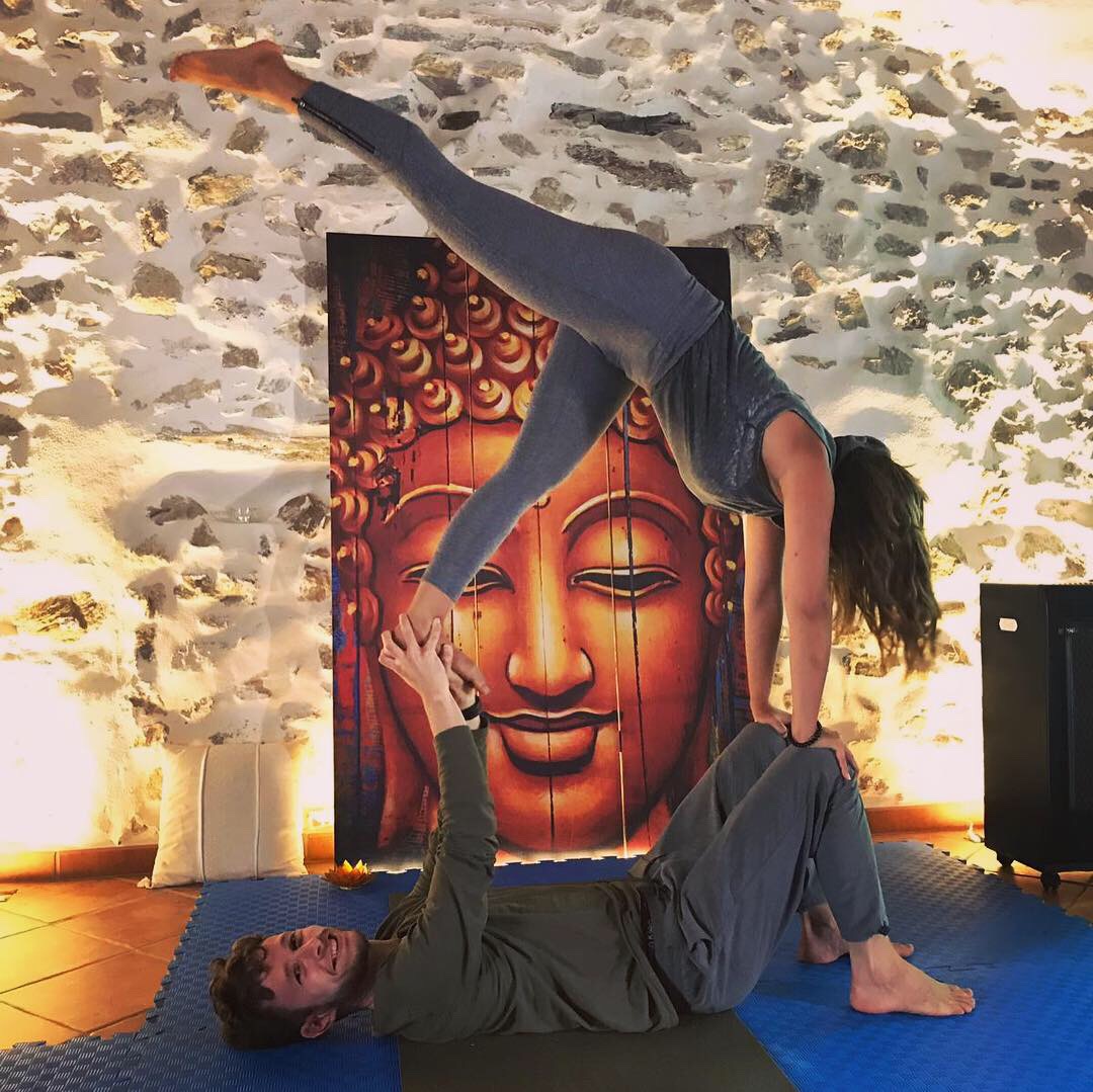 Partner yoga with your partner 200h Yin Vinyasa Teacher training course Spain Jane Bakx Yoga