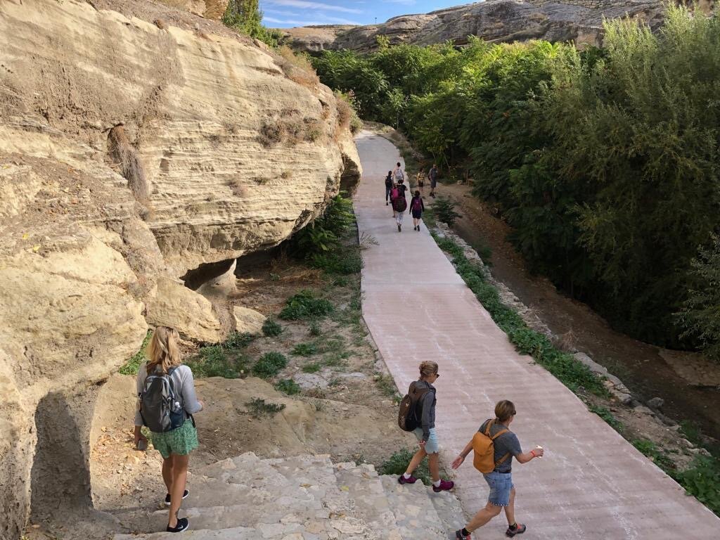 Hike at Yin Yang Yoga retreat in the Malaga mountains in Spain with Jane Bakx Yoga