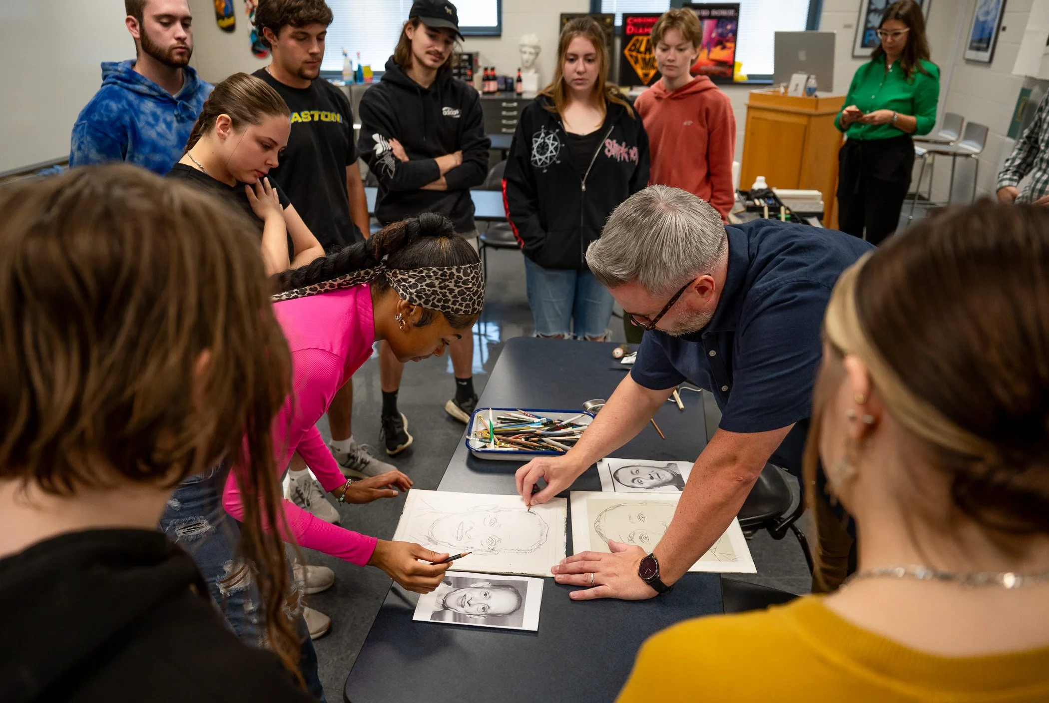 Penn College Alum teaches an on-campus workshop