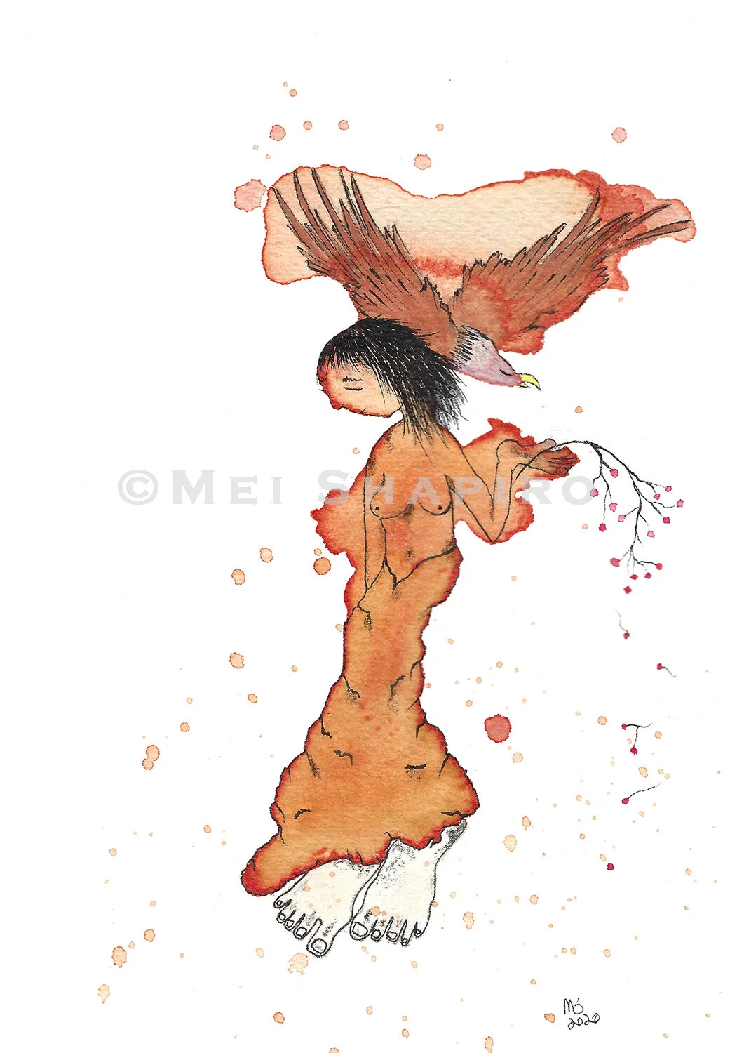 embracing her aloneness