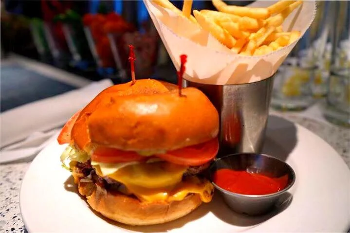 Our amazing burger! 