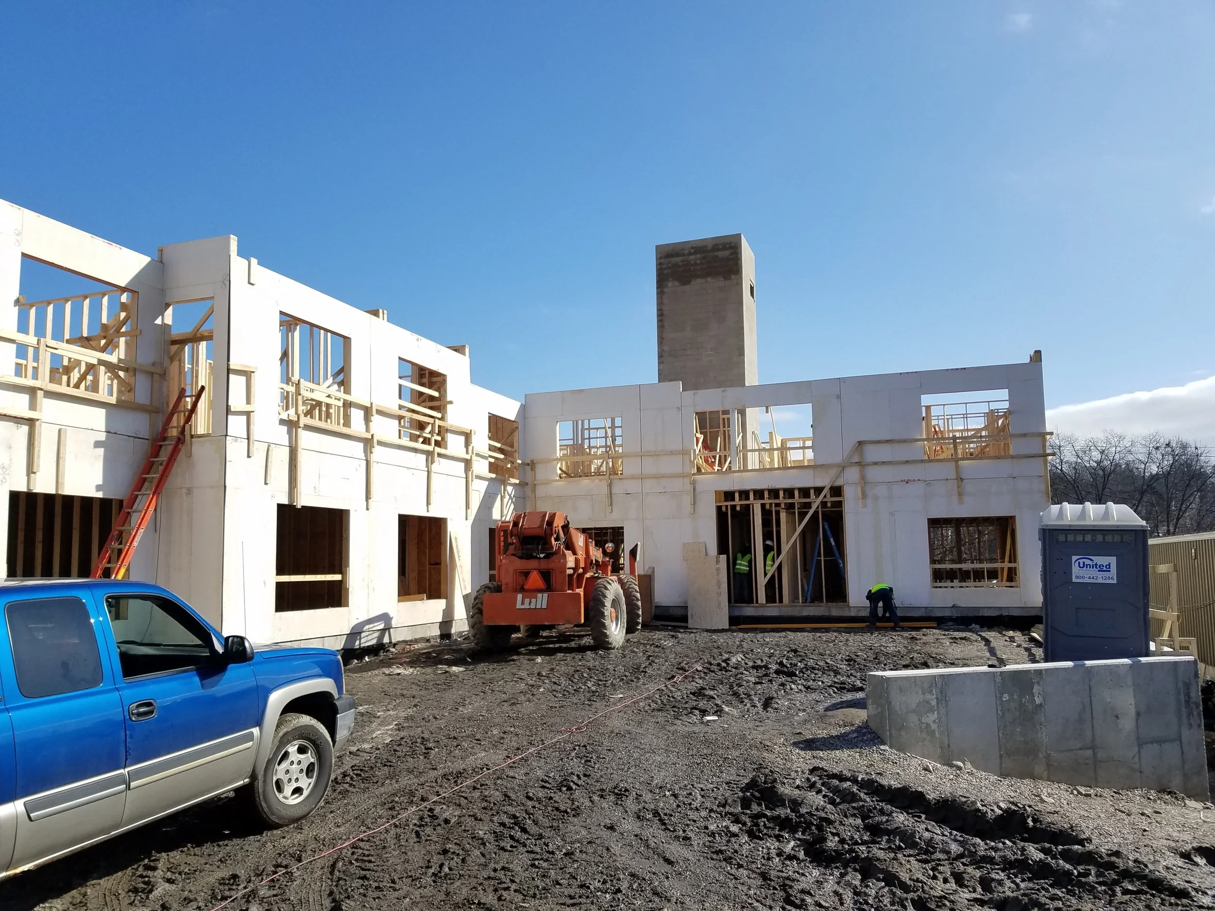 Future entrance and playground