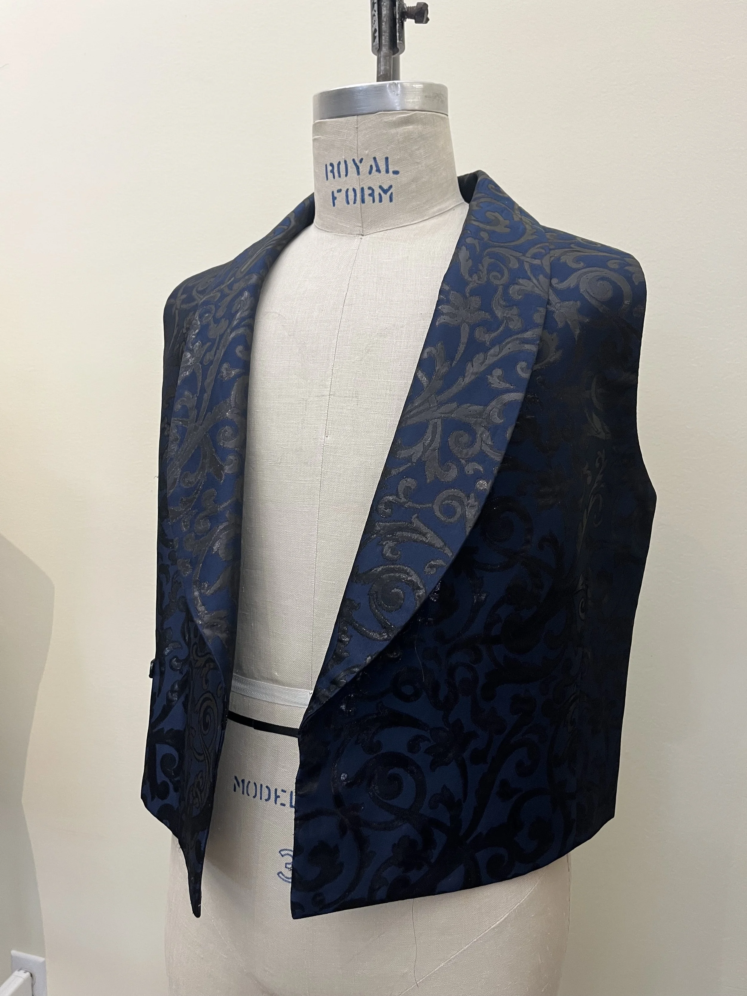 Blue Paisley Waistcoat     Size: 
