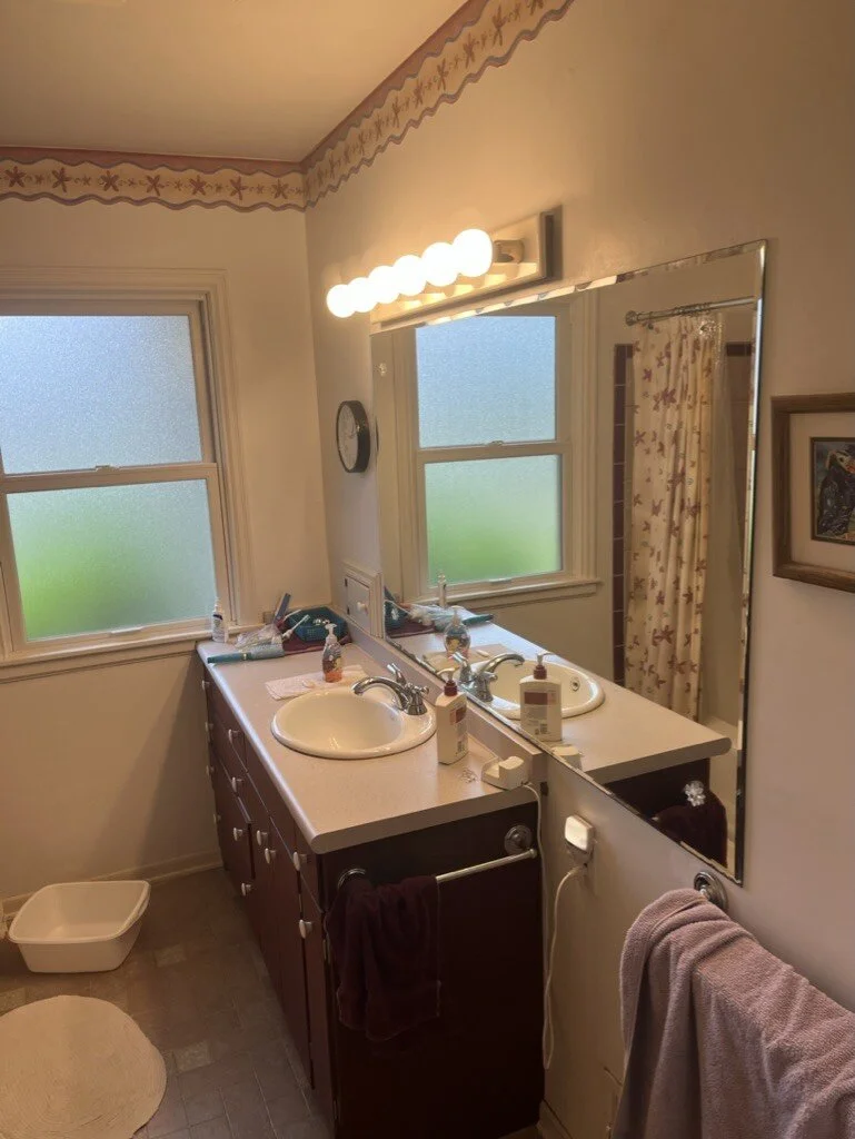 Before: main floor bathroom