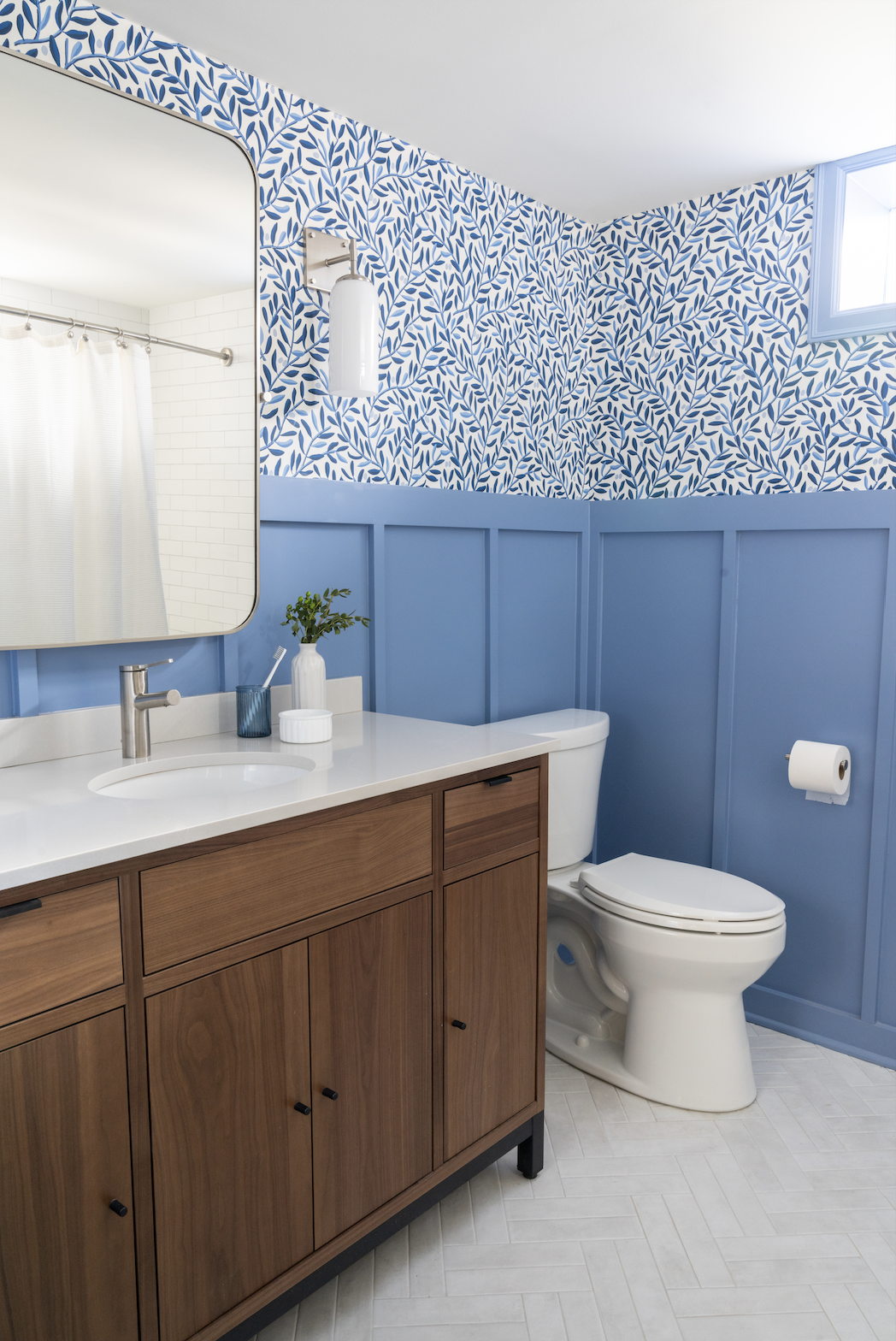 New basement bathroom