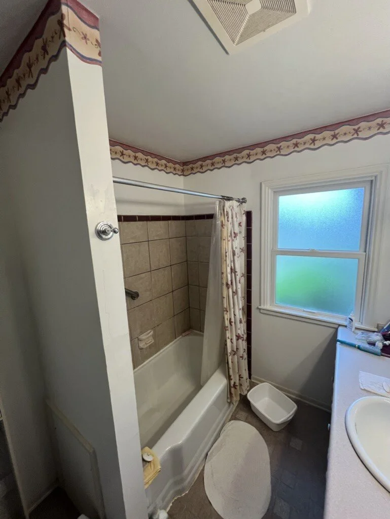 Before: main floor bathroom
