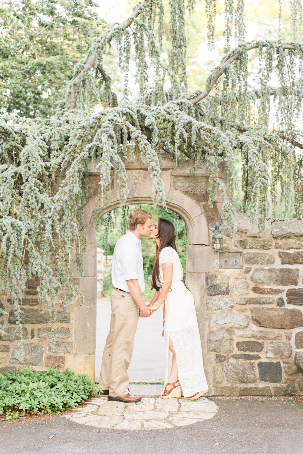Engagement Session At The Skylands Manor New Jersey Botanical