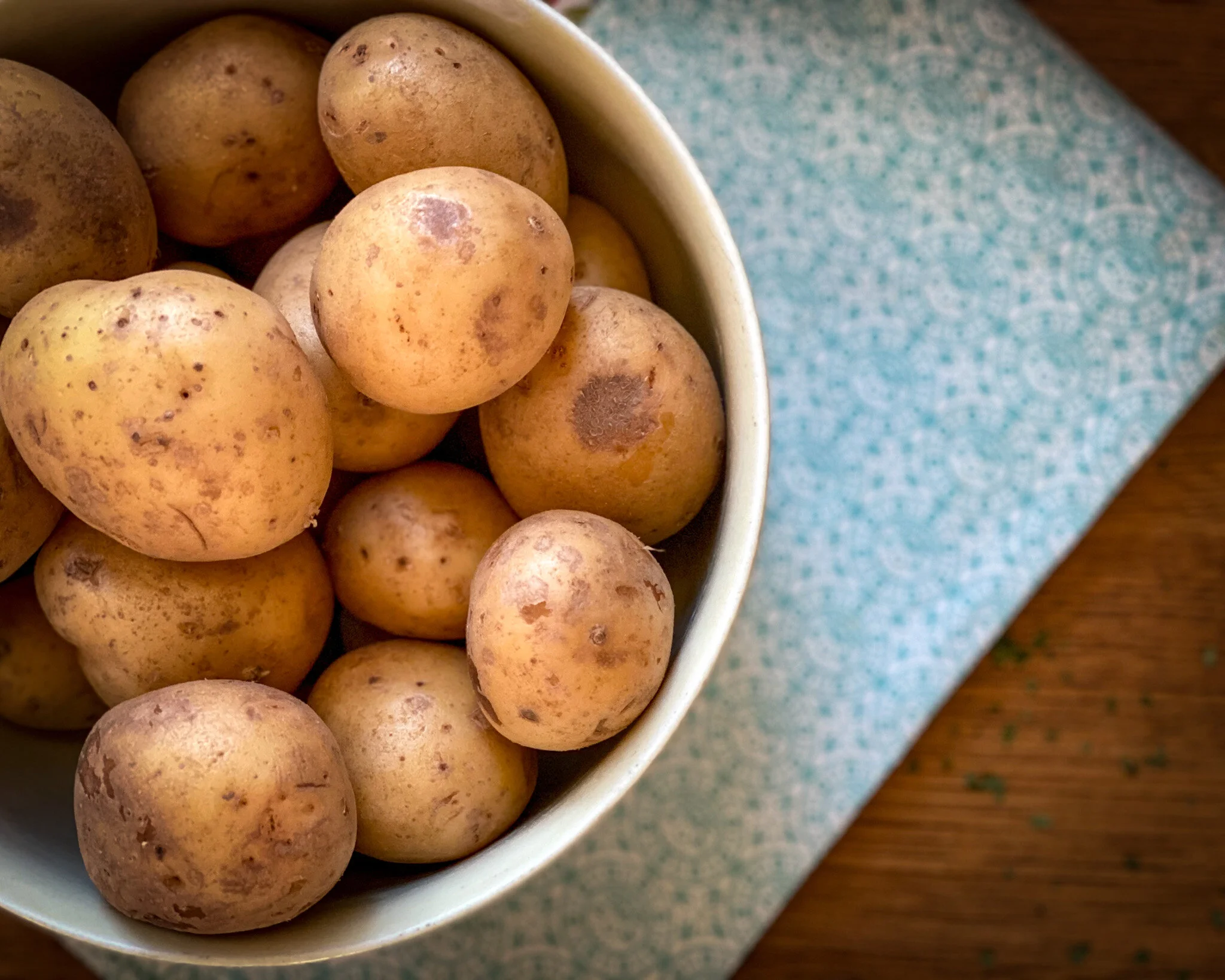 quick "roasted" potatoes