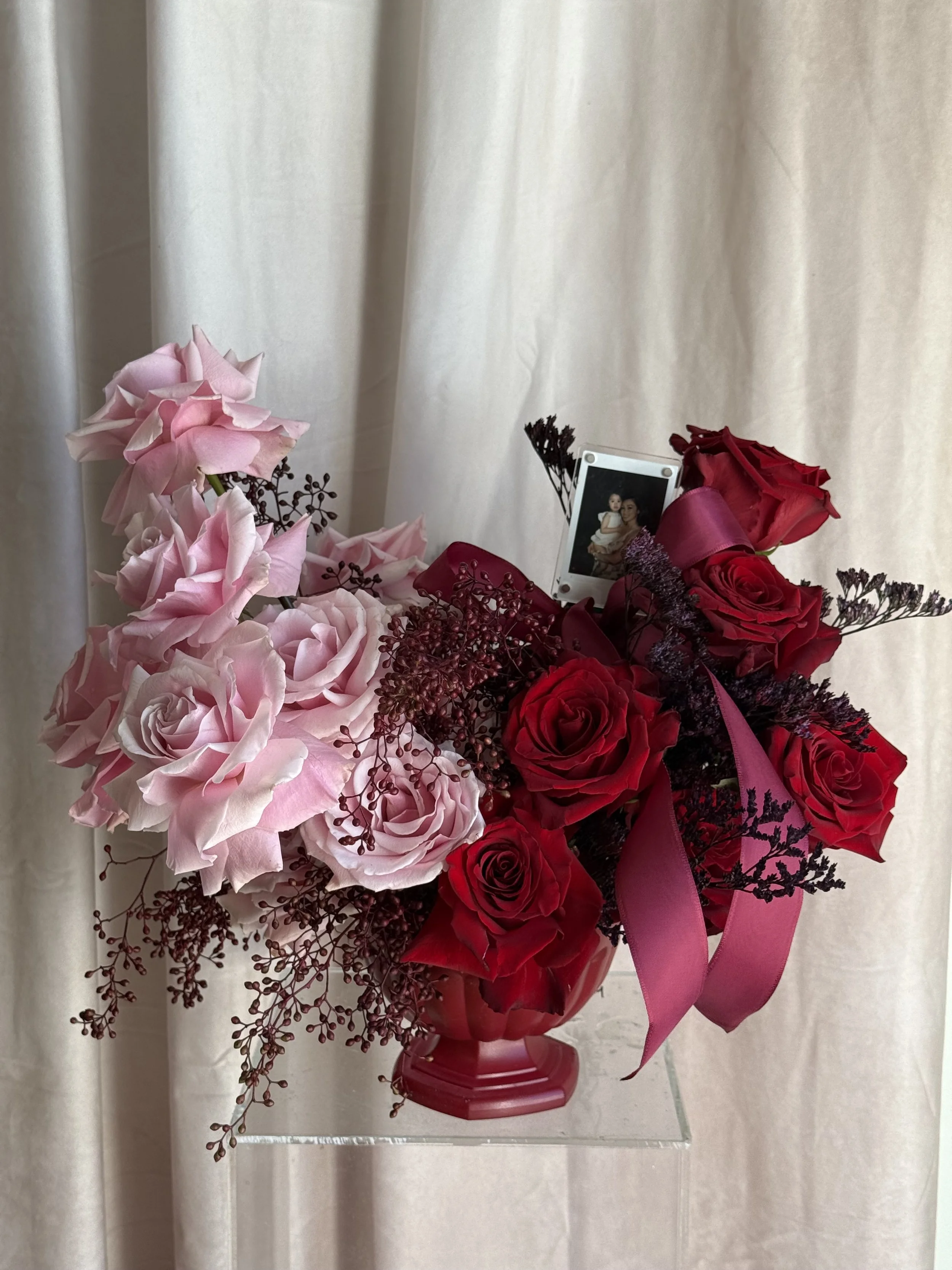 Valentine's Rose Arrangement | 24 ROSE STEMS