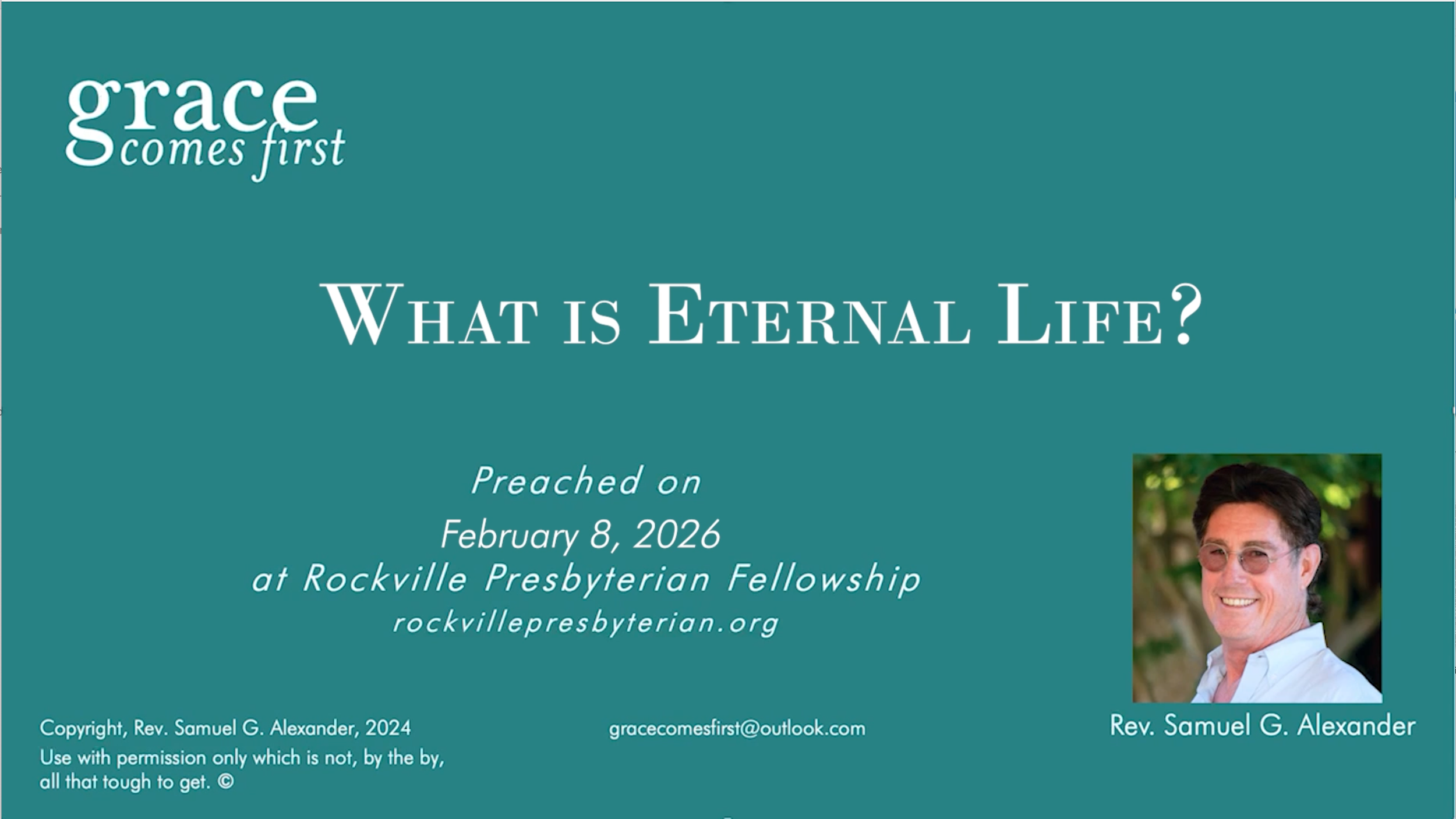 Eternal Life is Not What You Think It Is