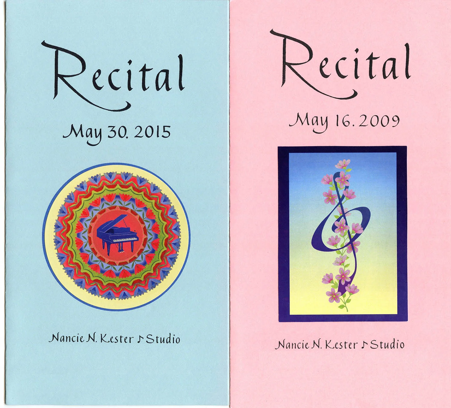 Nancie Kester Piano Recital Programs