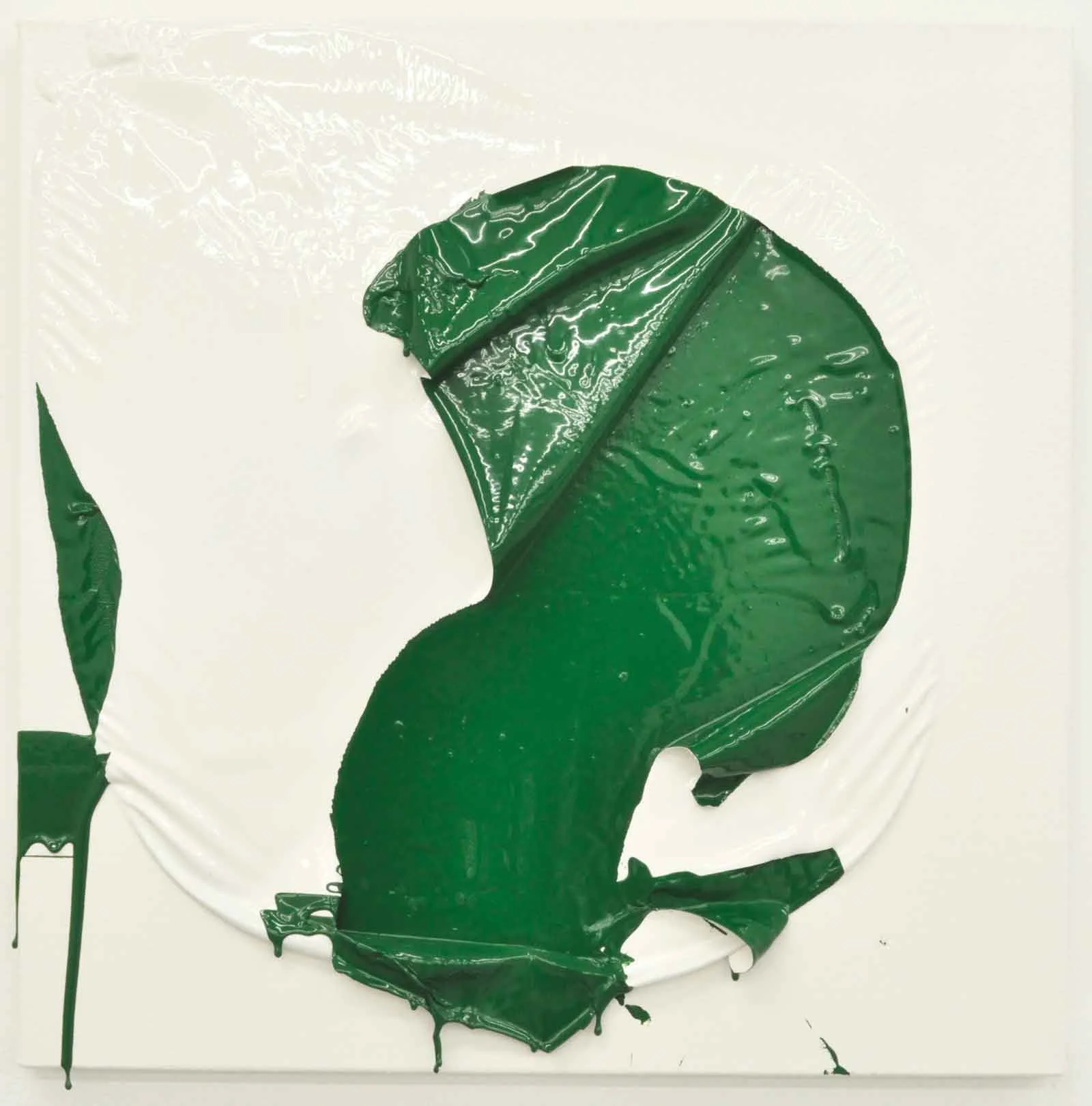 CHROMOPHOBIA, 2016 Household paint on canvas 45cm x 45cm x 1cm