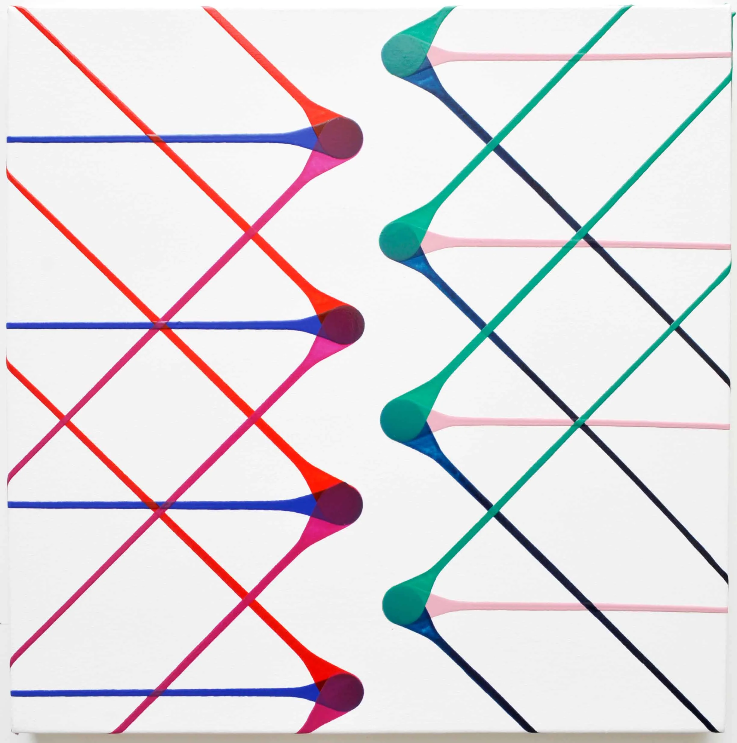REGATTA, 2019 Acrylic on canvas 60cm x 60cm