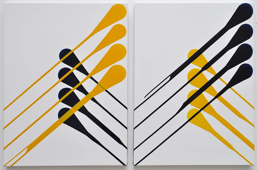 THE BLOOM BALCONIES, 2019 Acrylic on canvas 120cm x 80cm x 3cm