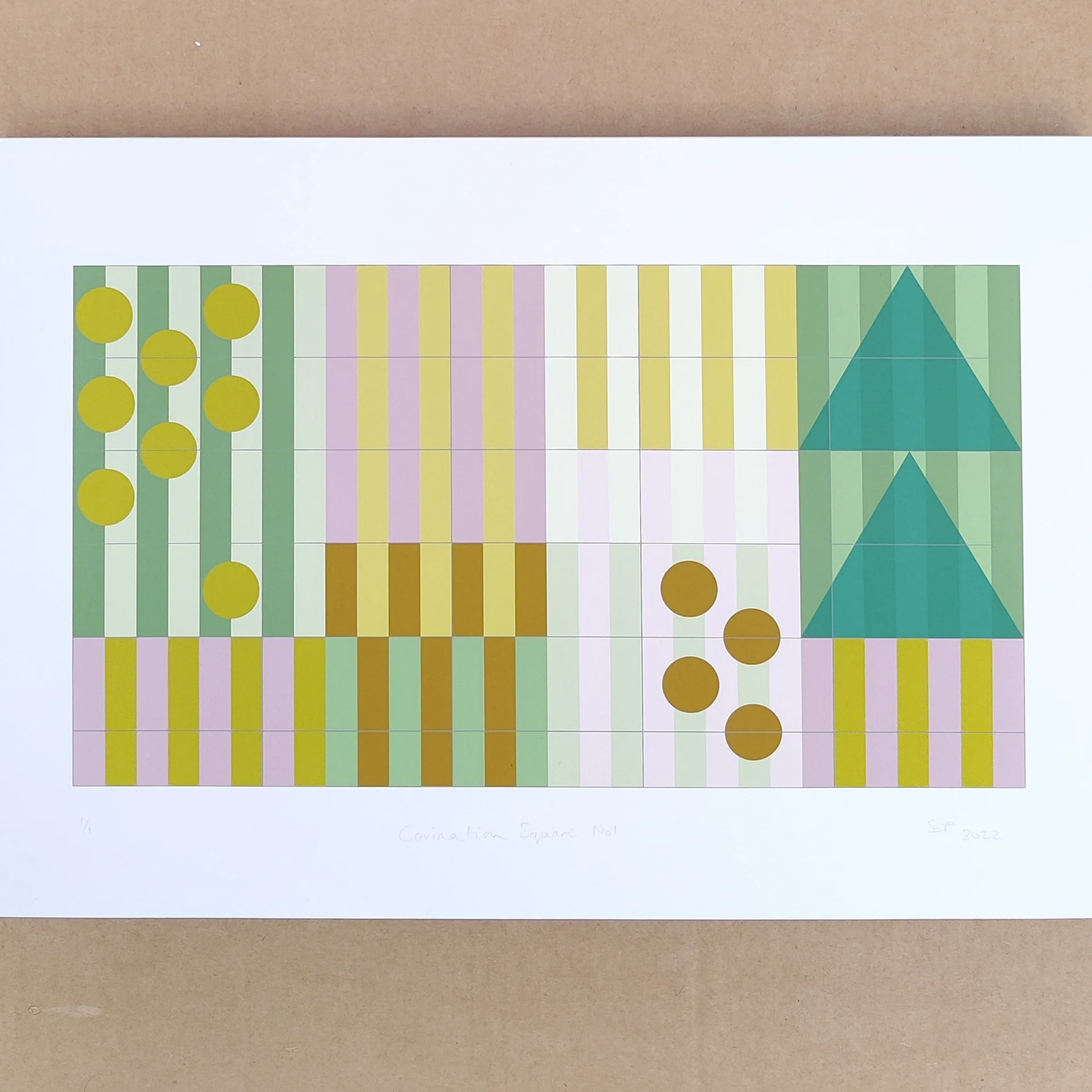 Corination Square No.1 print by Sarah Emily Porter