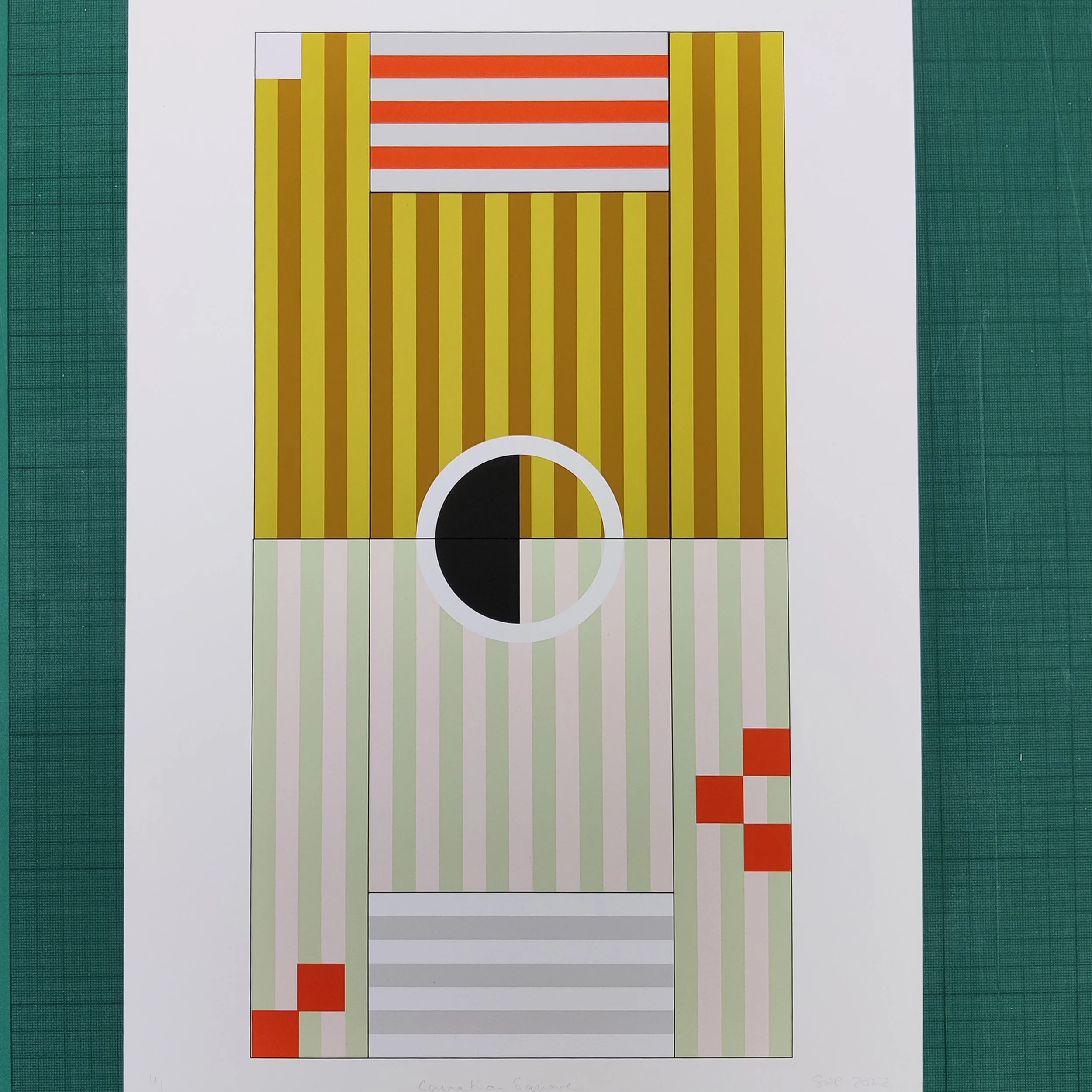 Corination Square No.10 print by Sarah Emily Porter
