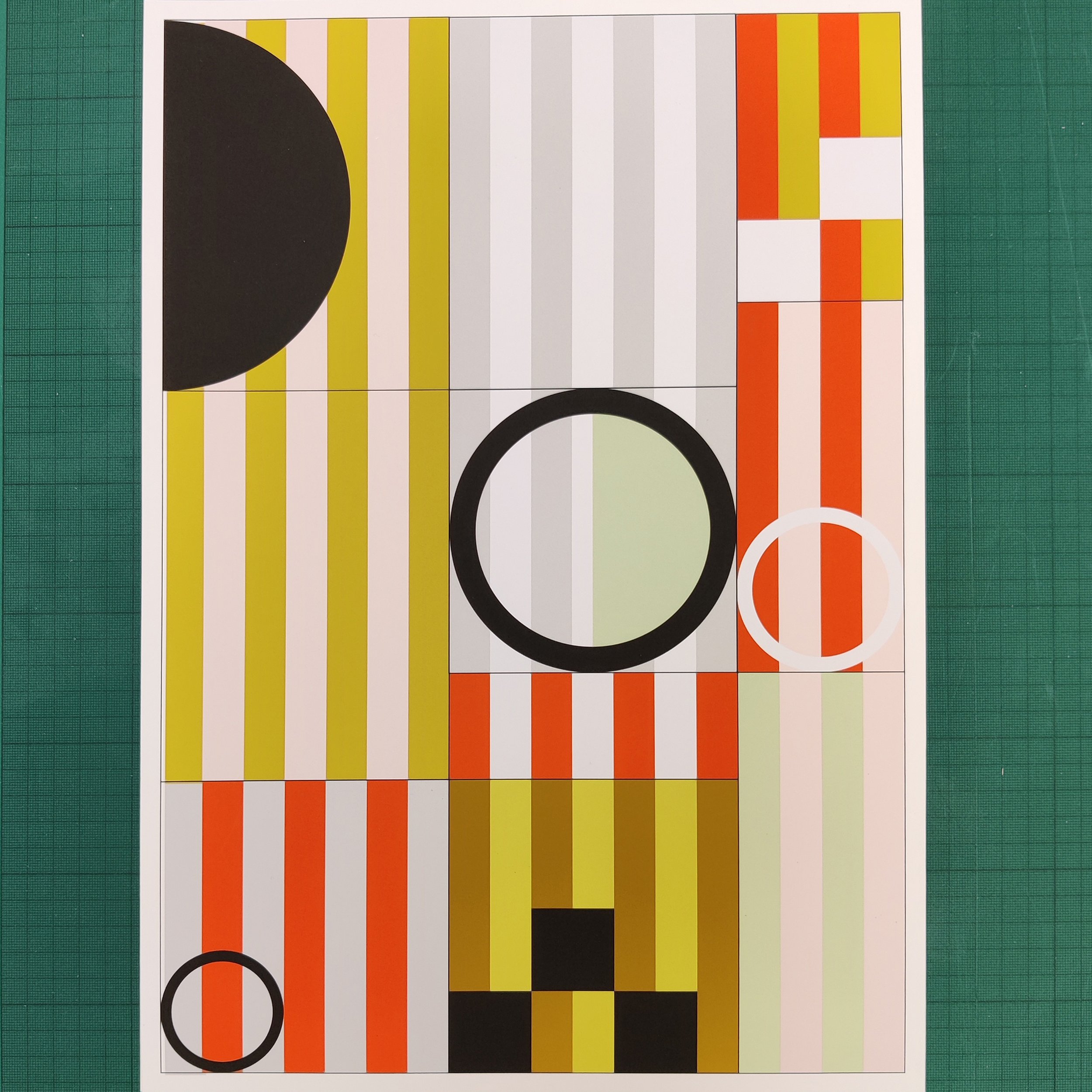 Corination Square No.11 print by Sarah Emily Porter