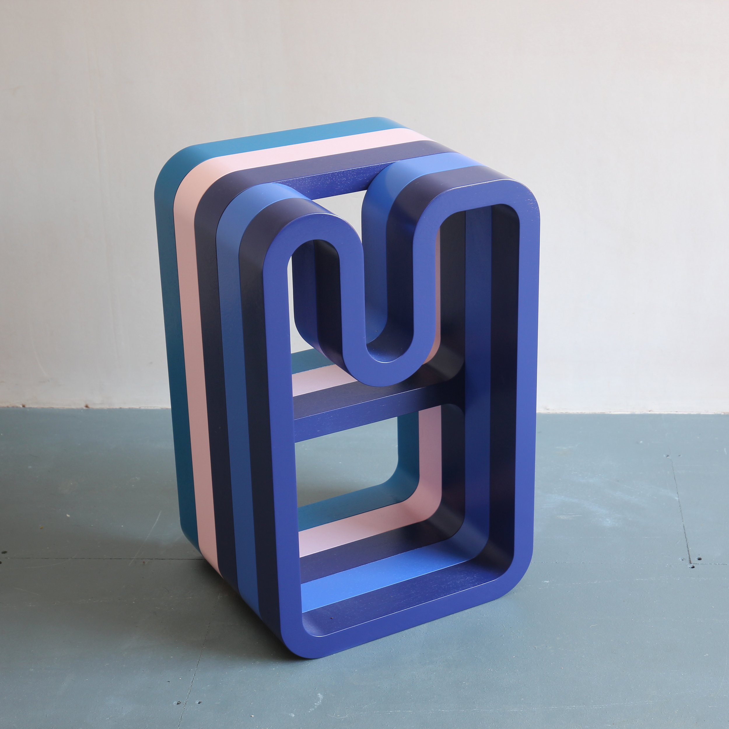 Loop Side Table (Blue)