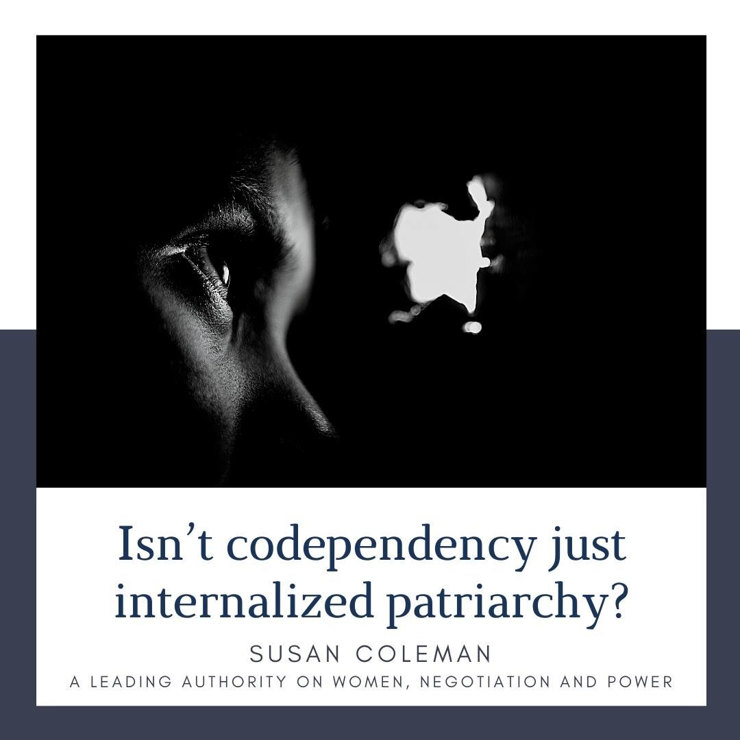 Isn&rsquo;t codependency just internalized patriarchy?
.
.
.
.
.
.
Download my FREE webinar on Women, Negotiation and Power
👉https://bit.ly/wnp_list
***LINK ALSO IN BIO***
#WomenNegotiation #WomenEmpowerment #CollaborativeIntelligence #Collaboration