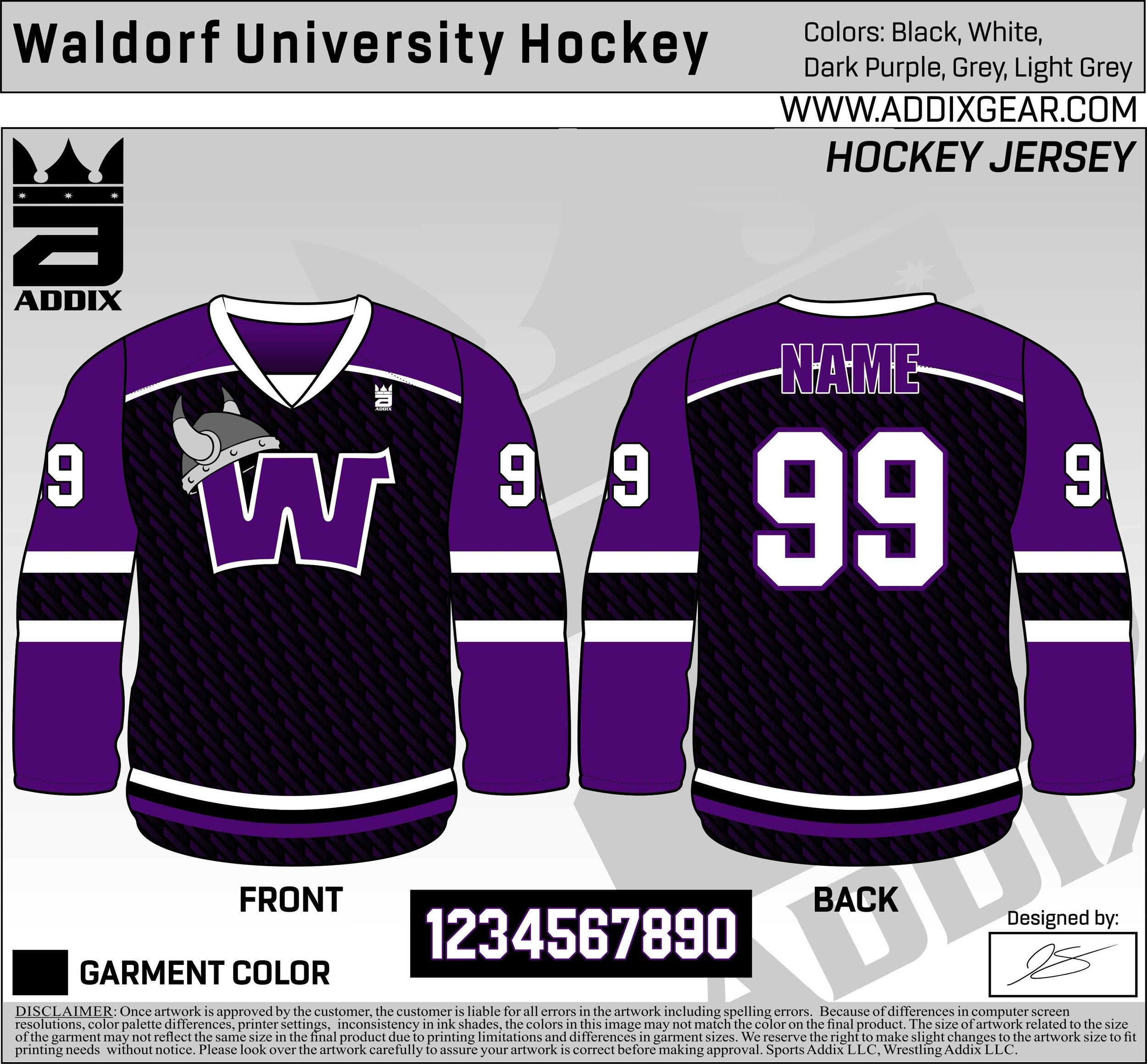 purple hockey jerseys