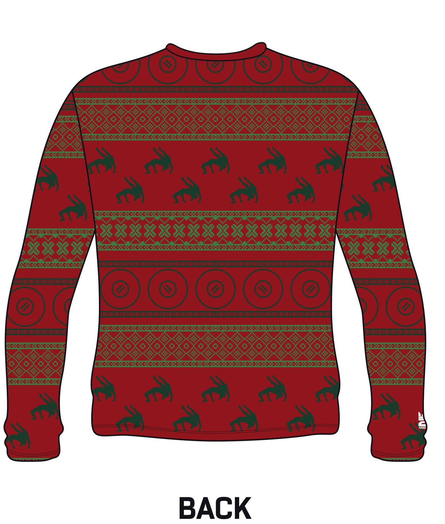 christmas sweater red