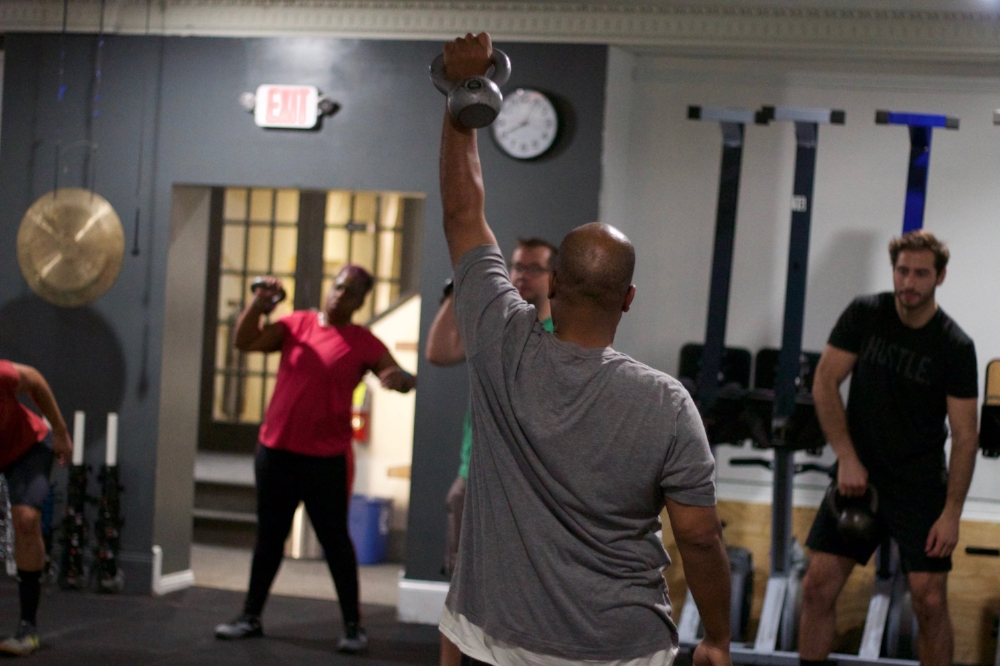ULiftU member and CrossFit Level One Trainer, Arthur leading a warm up!