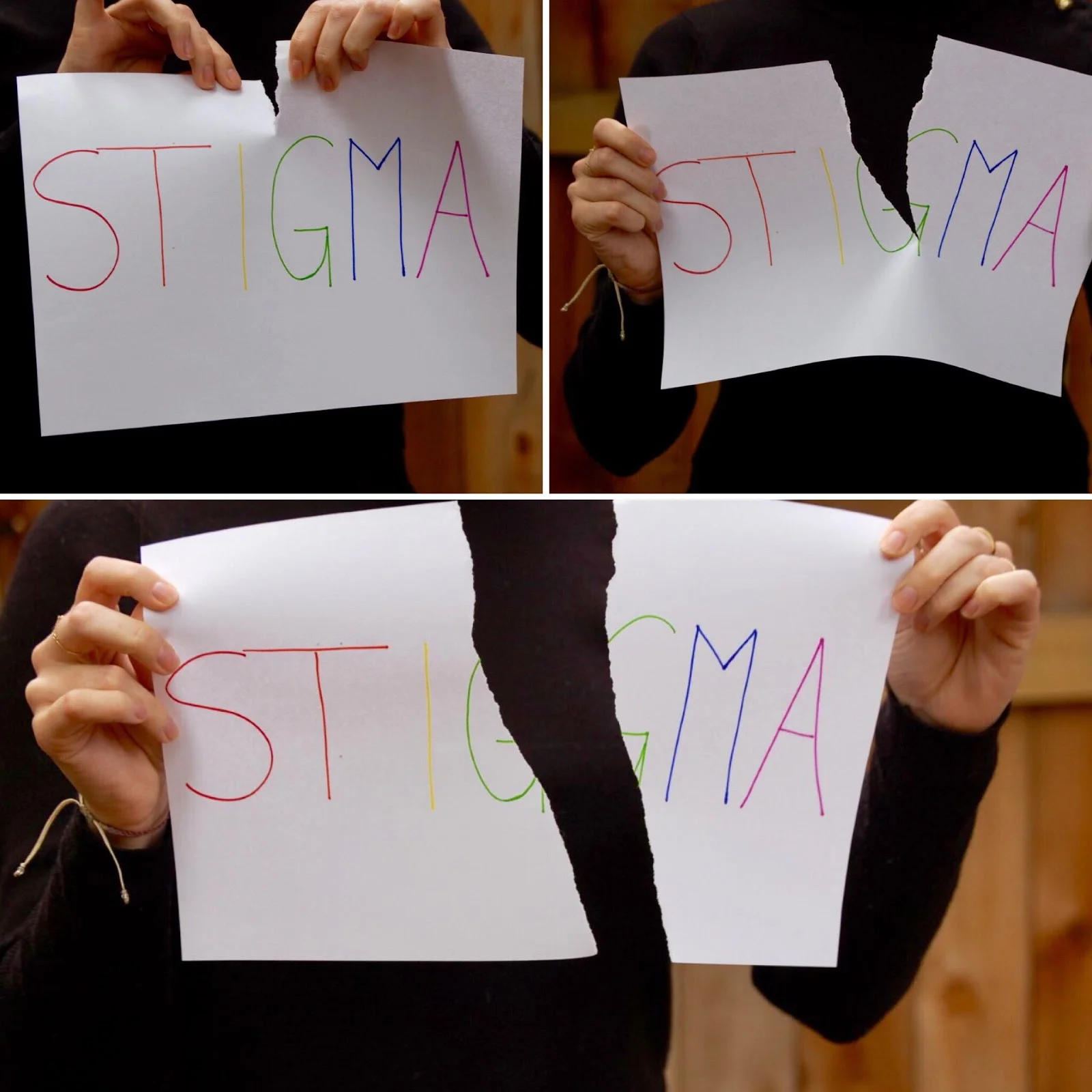 Caption: Stigma will tear us apart if we let it. Say #SoLongStigma with Seleni Institute.