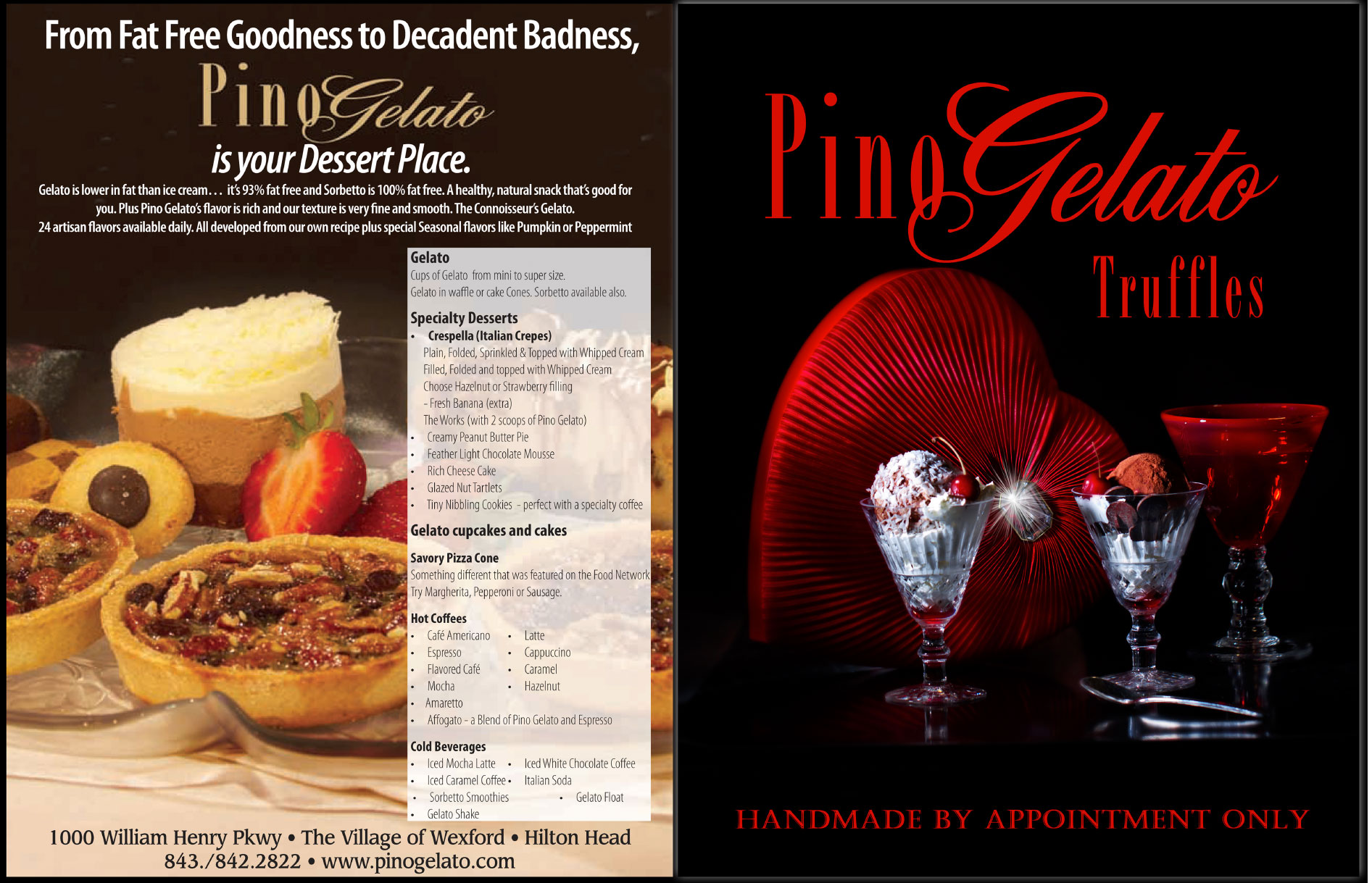 Series of Ads for Pino Gelato
