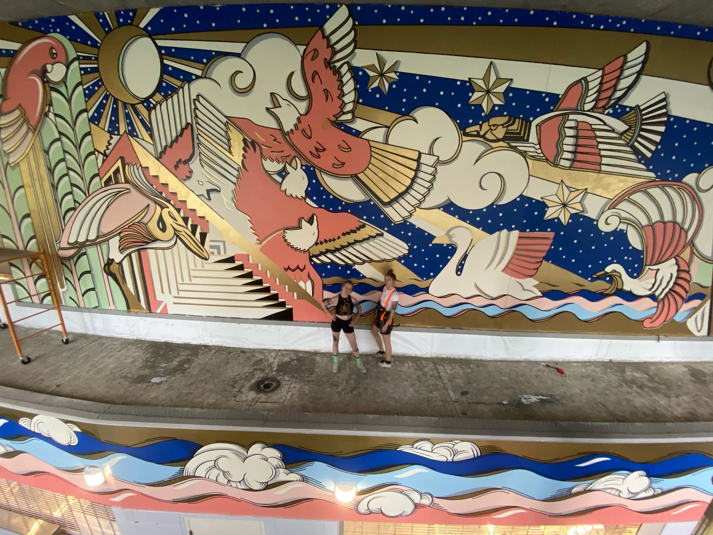 By: Kate Lynn Lewis; For City of Chicago, Location: Riverwalk 