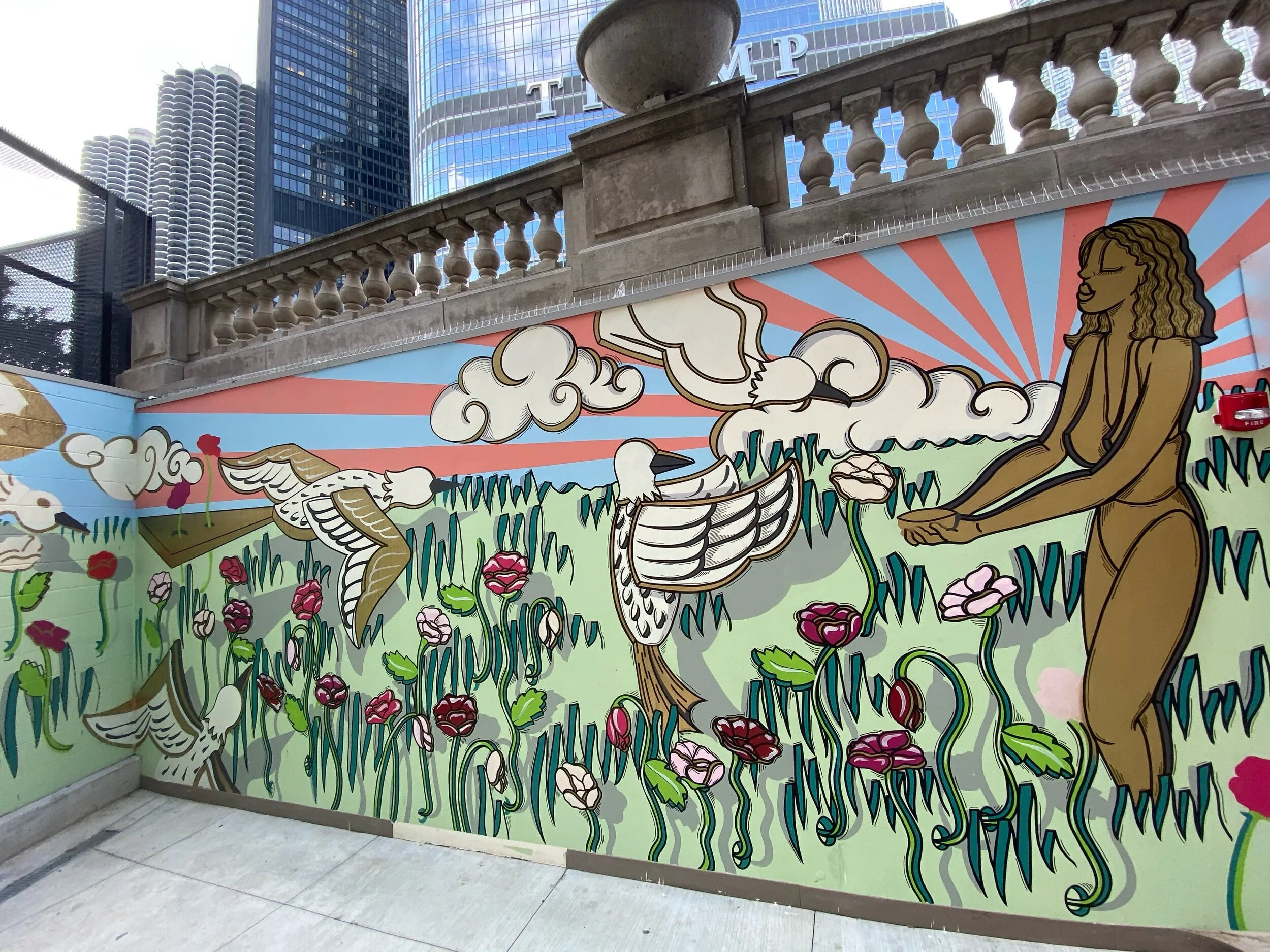 By: Kate Lynn Lewis; For City of Chicago, Location: Riverwalk 