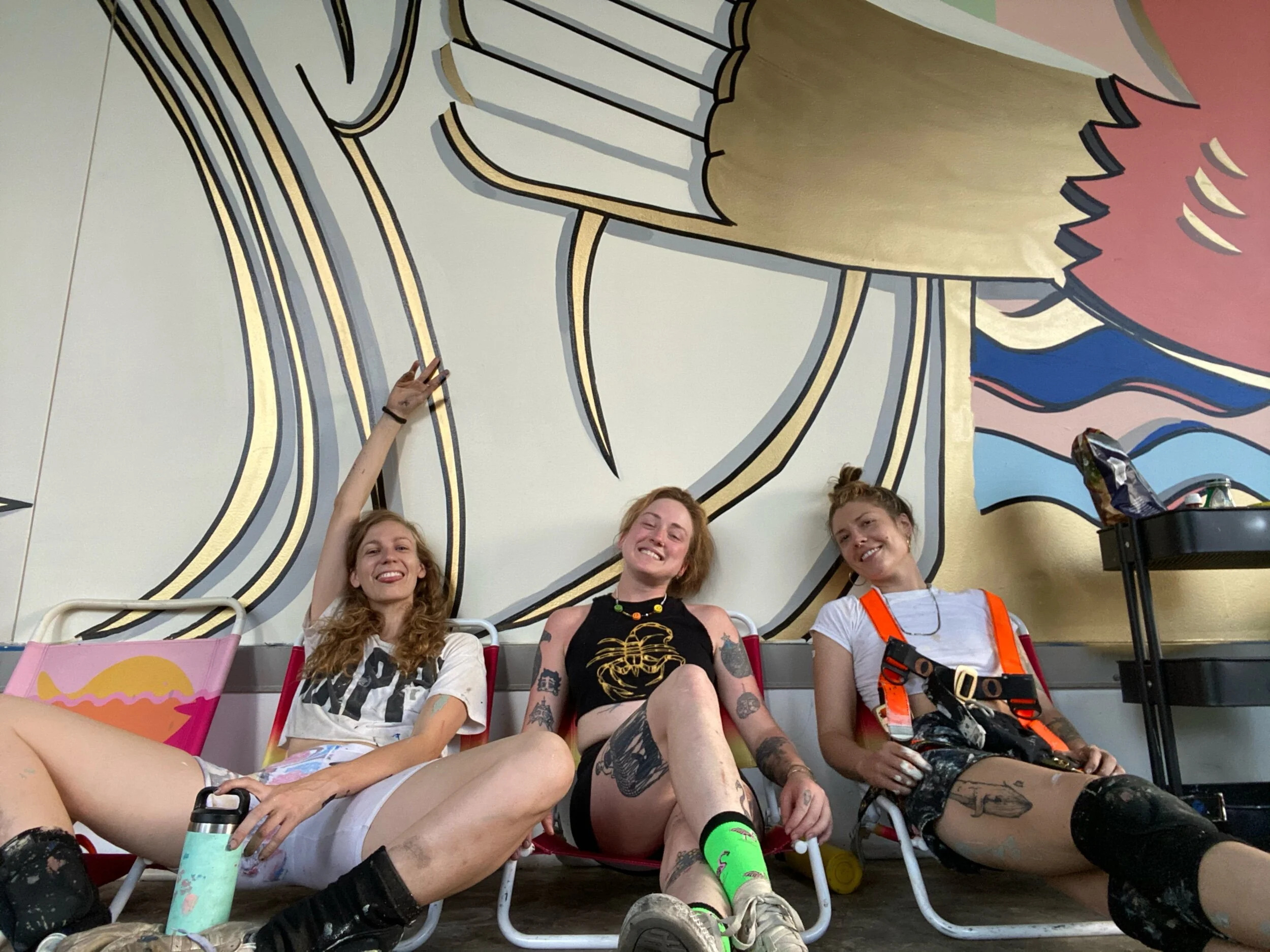 Behind the scenes with Kate, Nat & Aimee