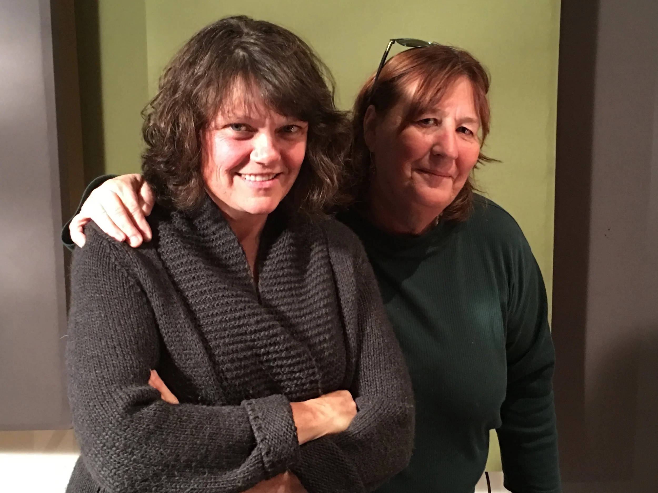 KC Groves - producer and Sally Van Meter - dobro