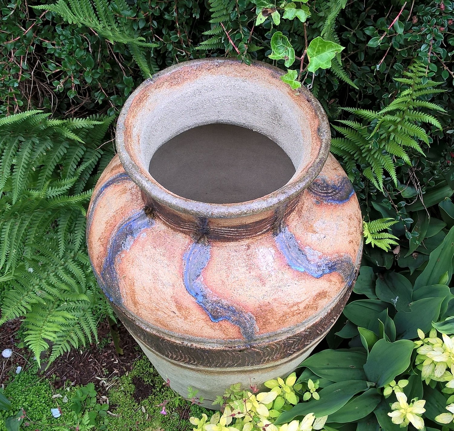 Garden pot inspired by St Anthony'well.